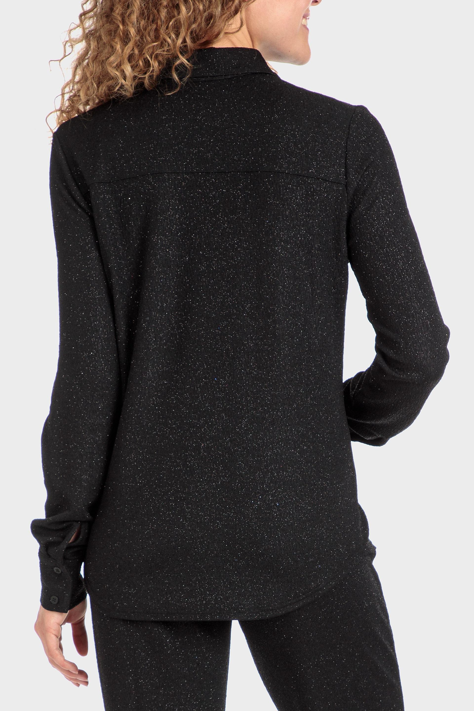 Black Sparkle Shirt, , large image number 2