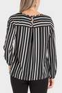 Punt Roma - Green Striped Blouse