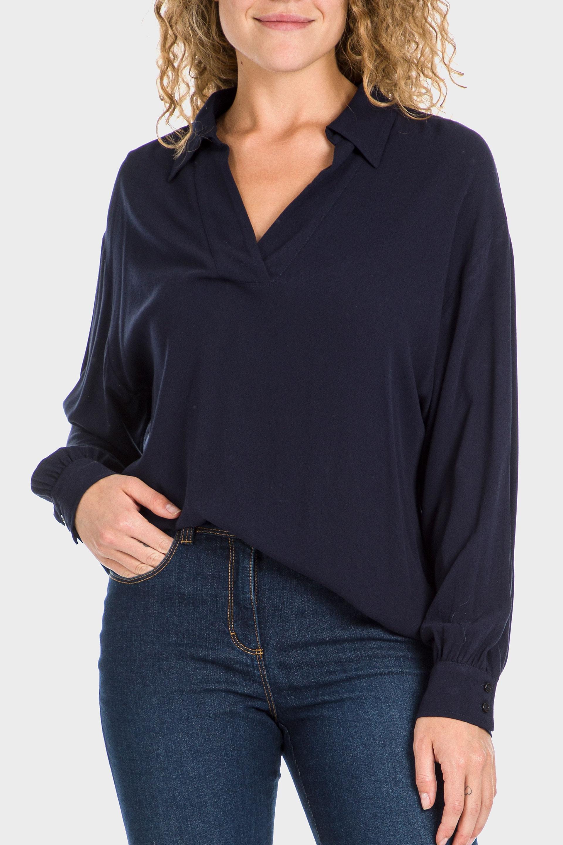Navy Loose T-Shirt, , large image number 4