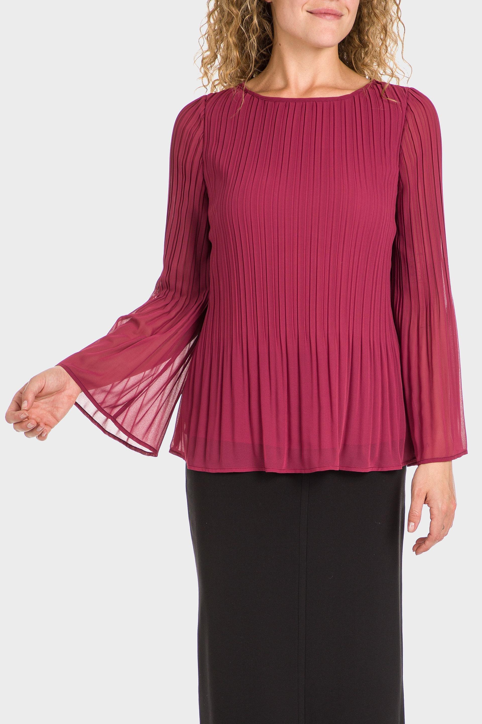 Pink Pleated Blouse, , large image number 5