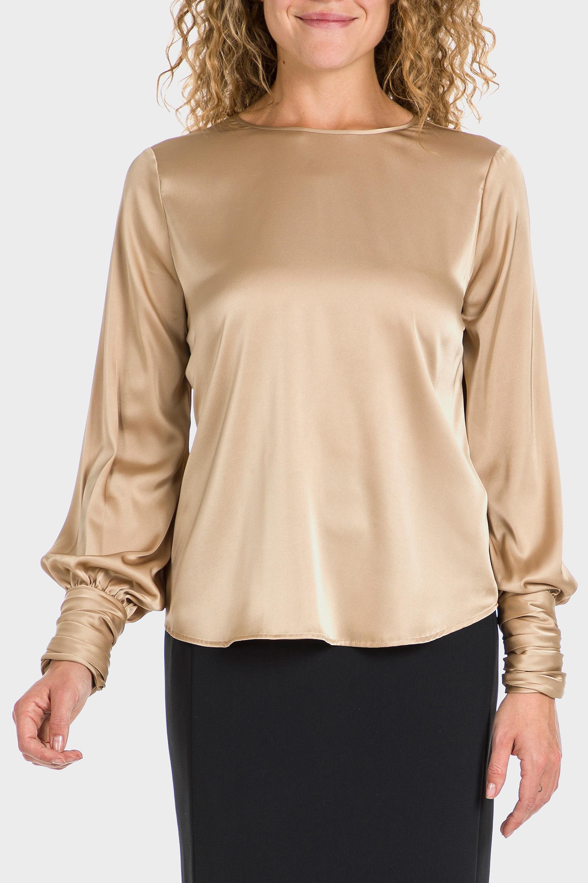 Beige Blouse, , large image number 1