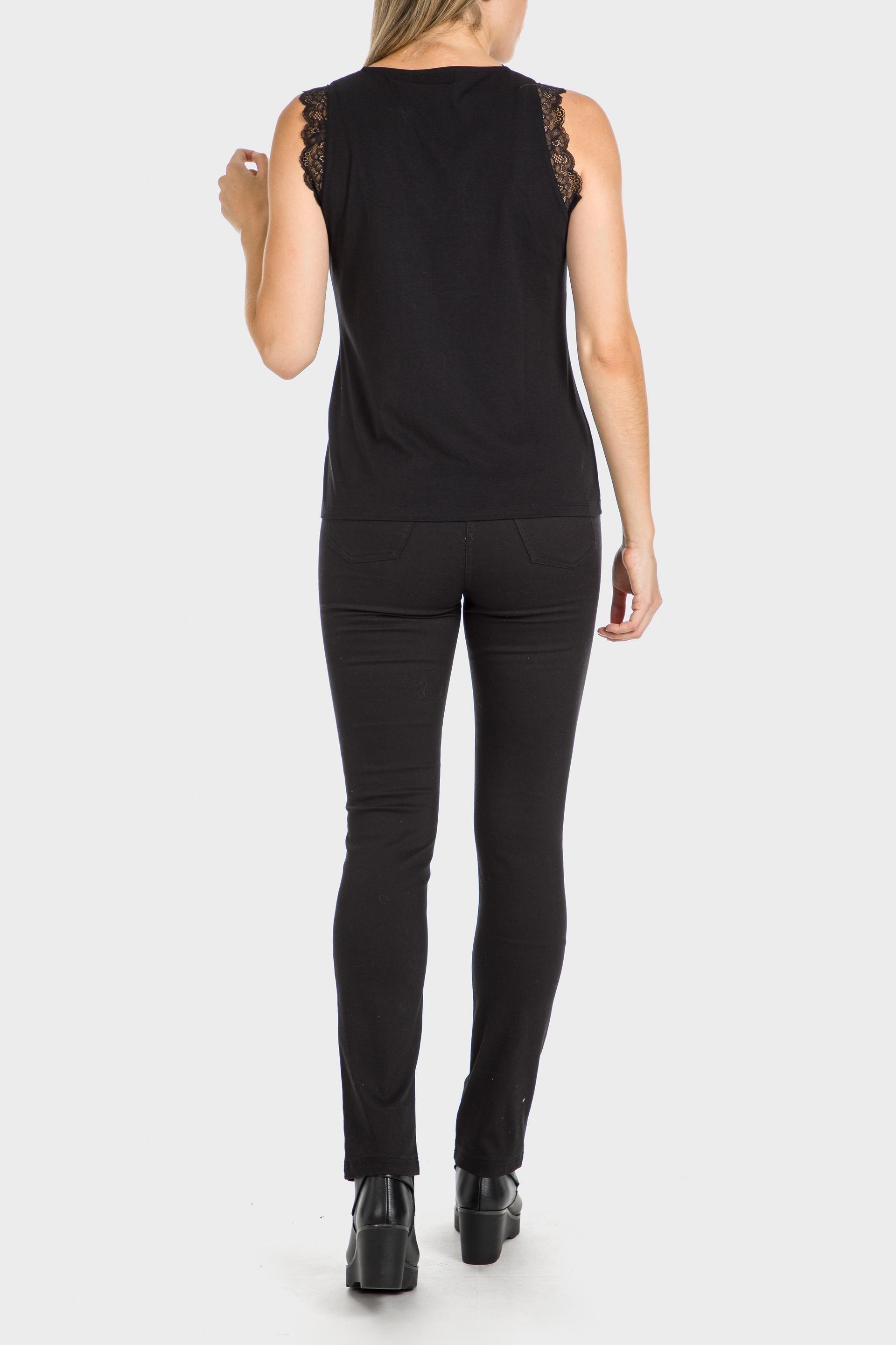 Punt Roma - Black Lace Tank Top