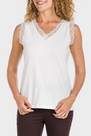 Punt Roma - White Lace Tank Top
