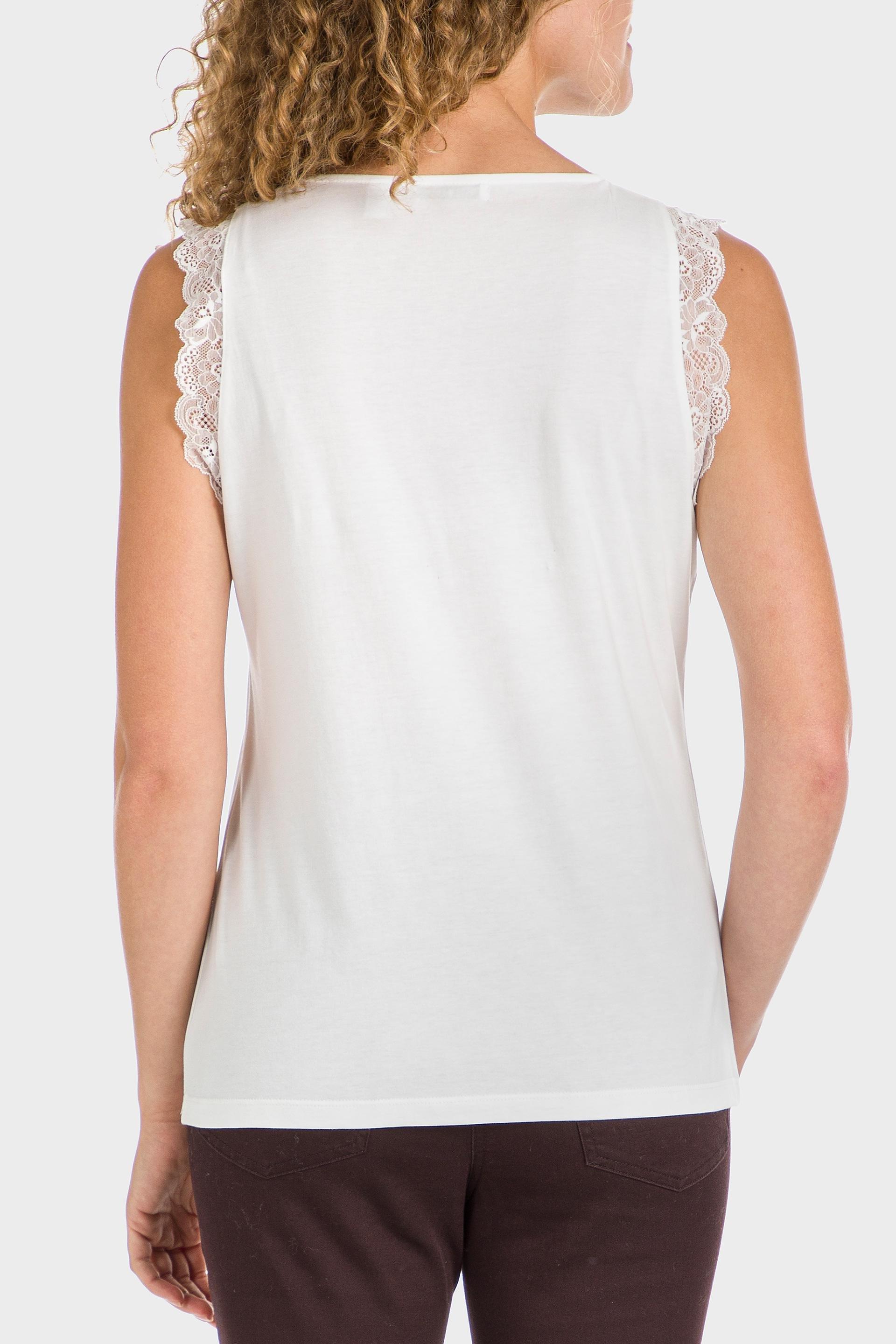 White Lace Tank Top, , large image number 2