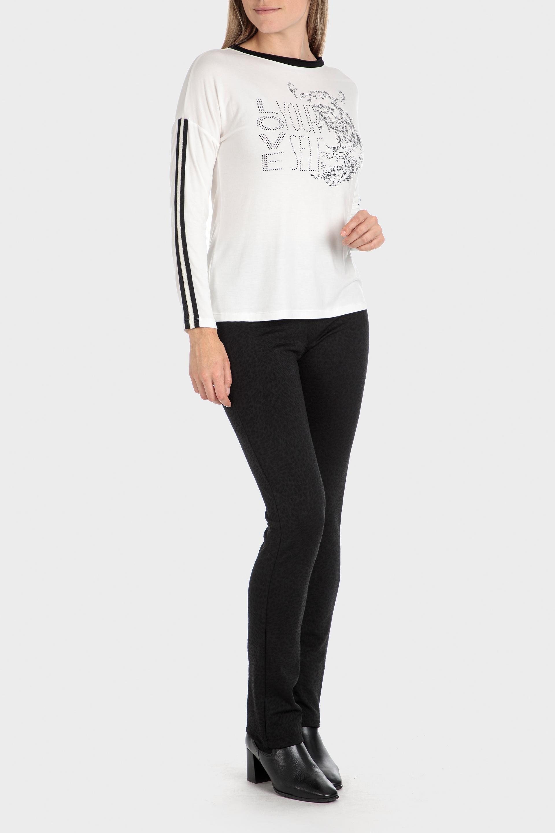 White T-Shirt With Side Band, , large image number 0