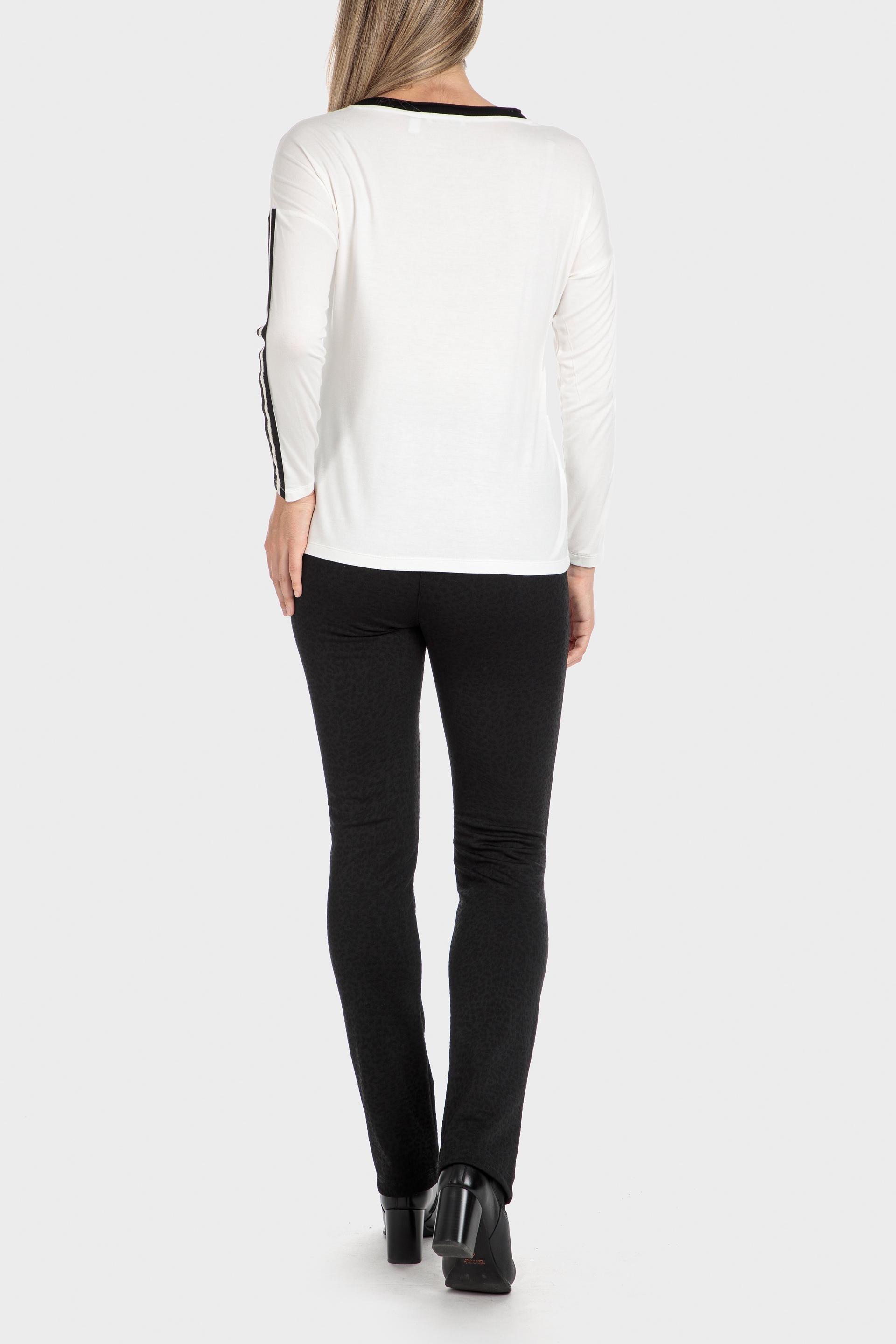 White T-Shirt With Side Band, , large image number 2