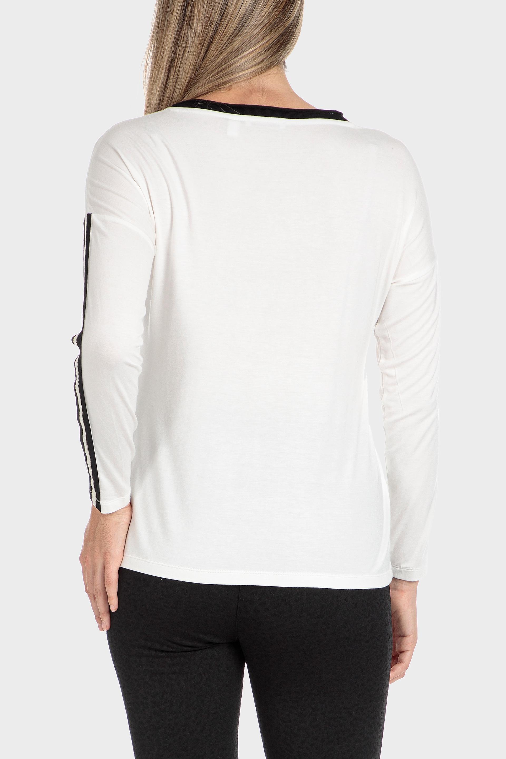 White T-Shirt With Side Band, , large image number 3