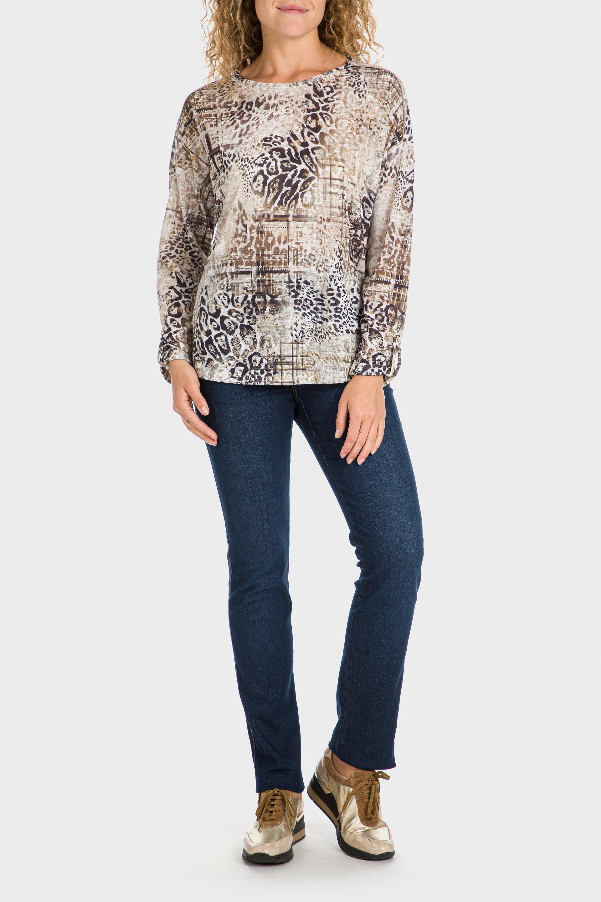 Multicolour Animal Print T-Shirt, , large image number 0