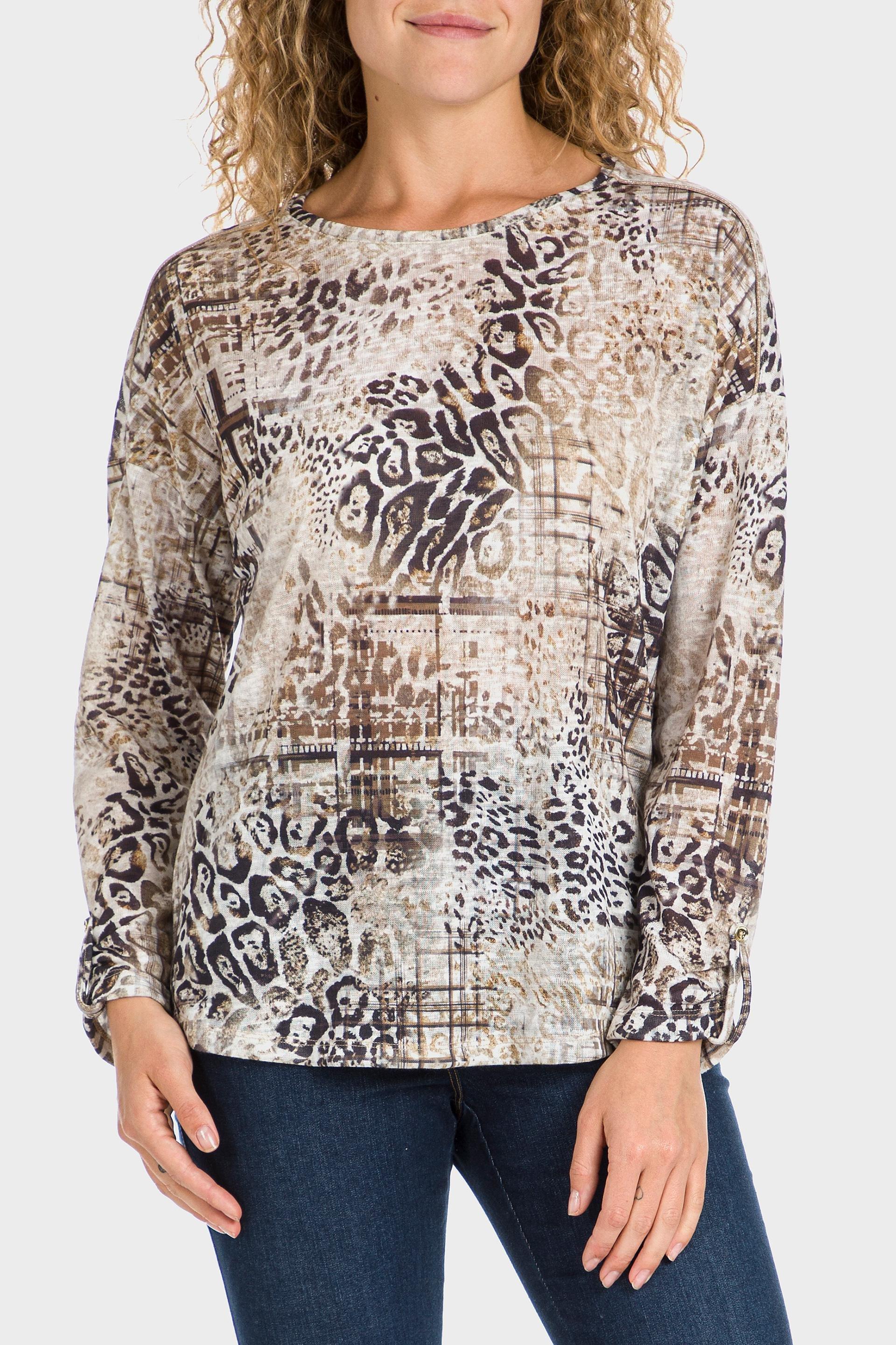 Multicolour Animal Print T-Shirt, , large image number 1