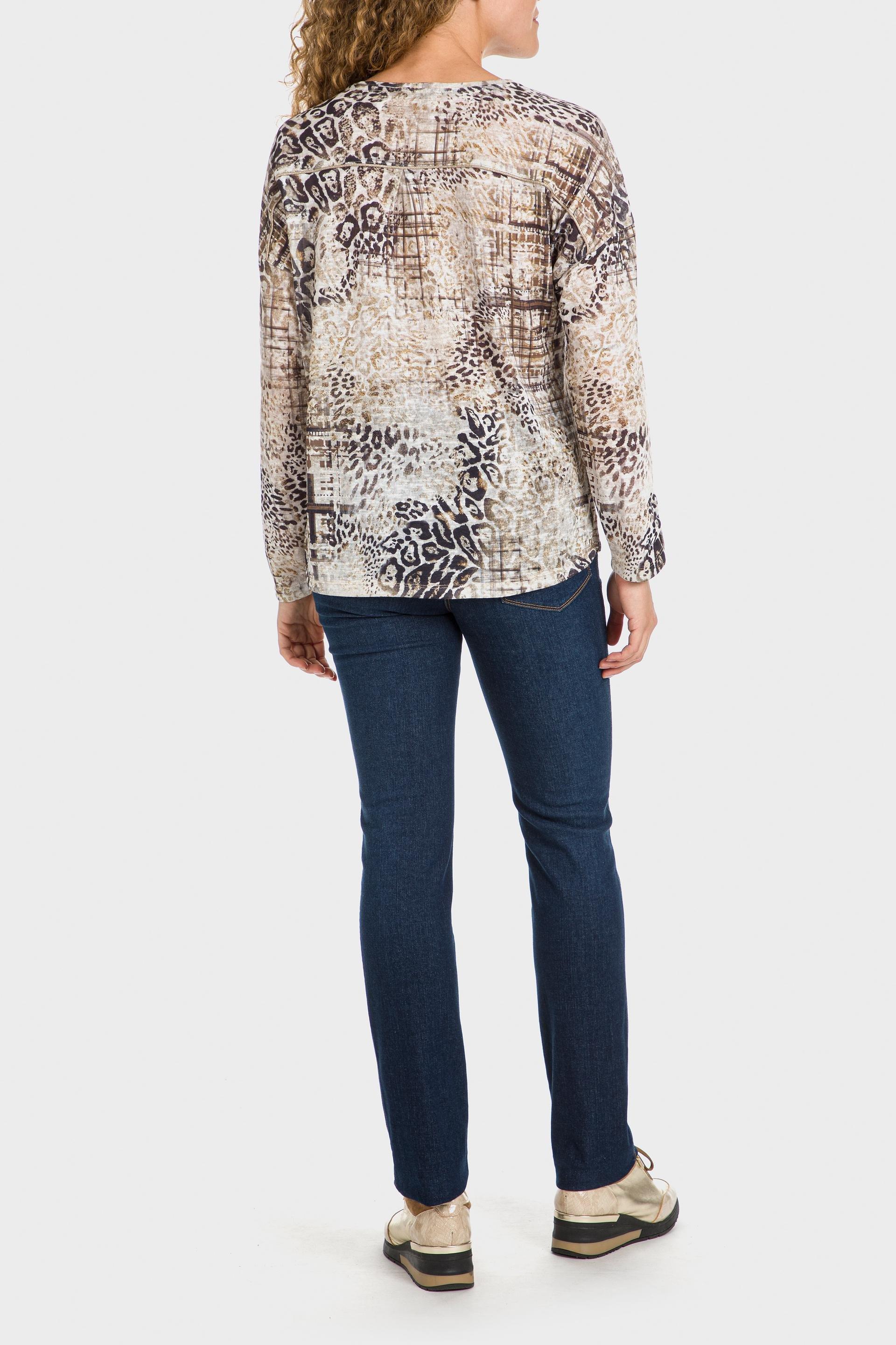 Multicolour Animal Print T-Shirt, , large image number 2