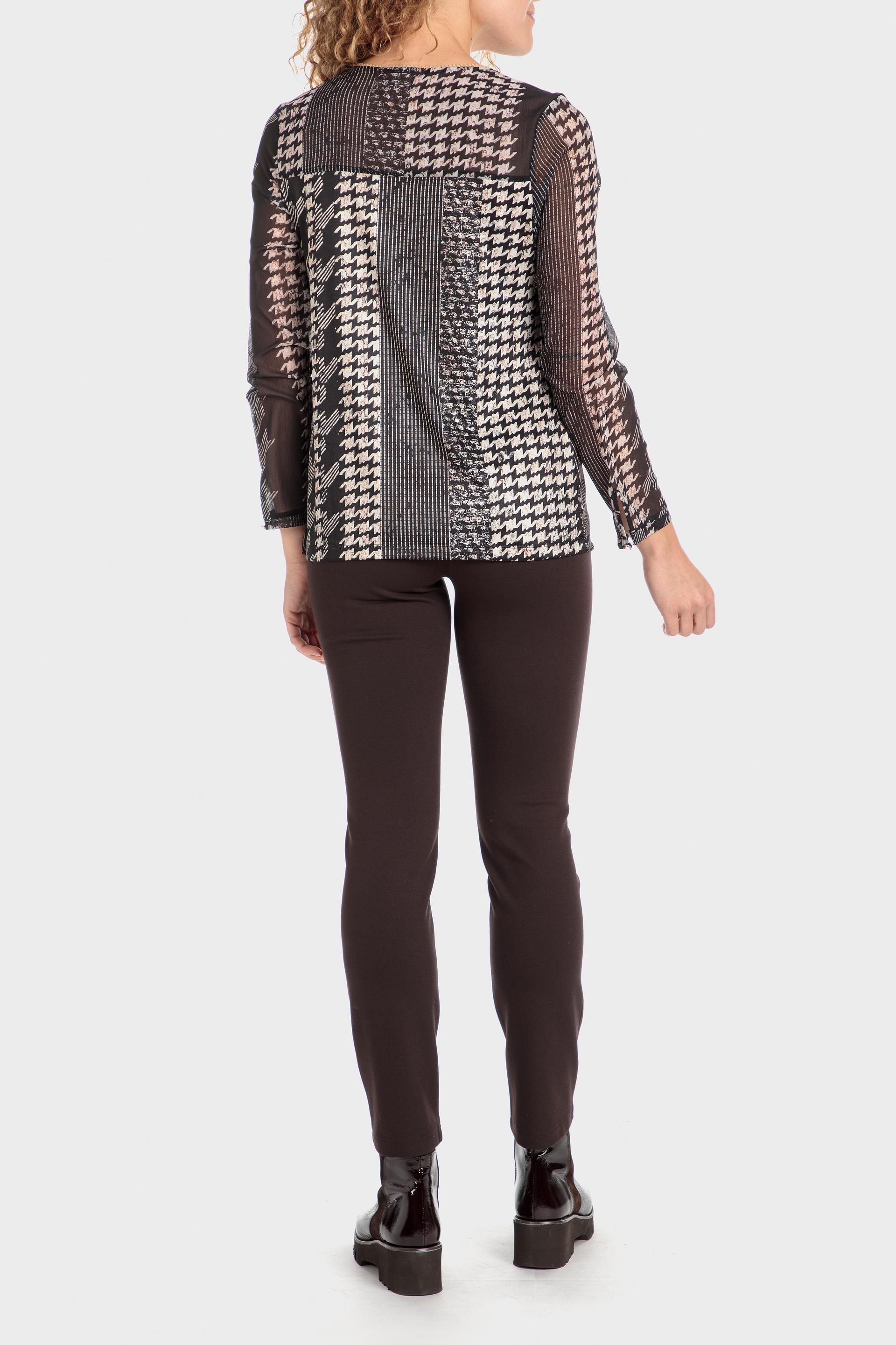 Multicolour Houndstooth T-Shirt, , large image number 3