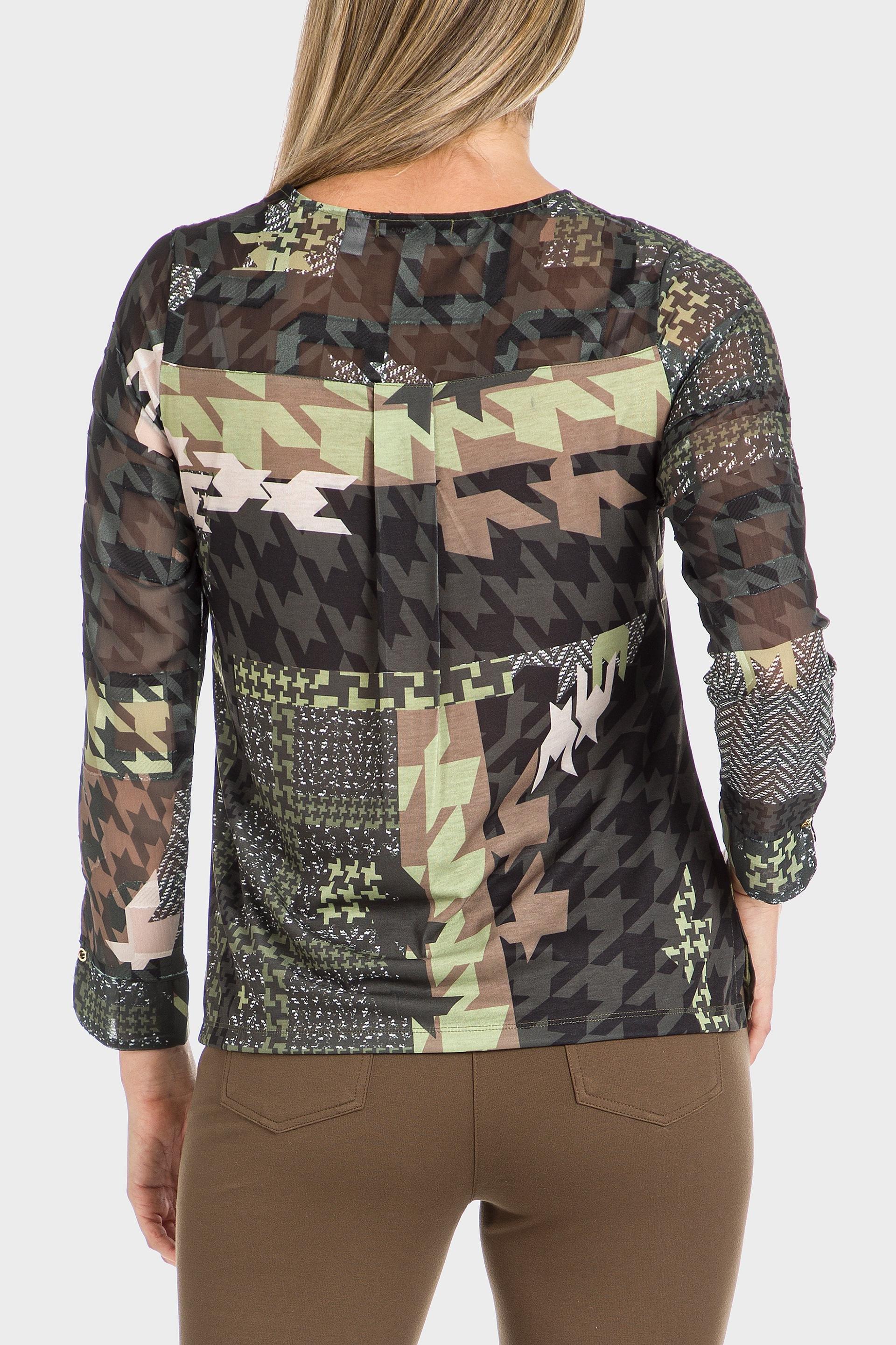 Multicolour Houndstooth T-Shirt, , large image number 2