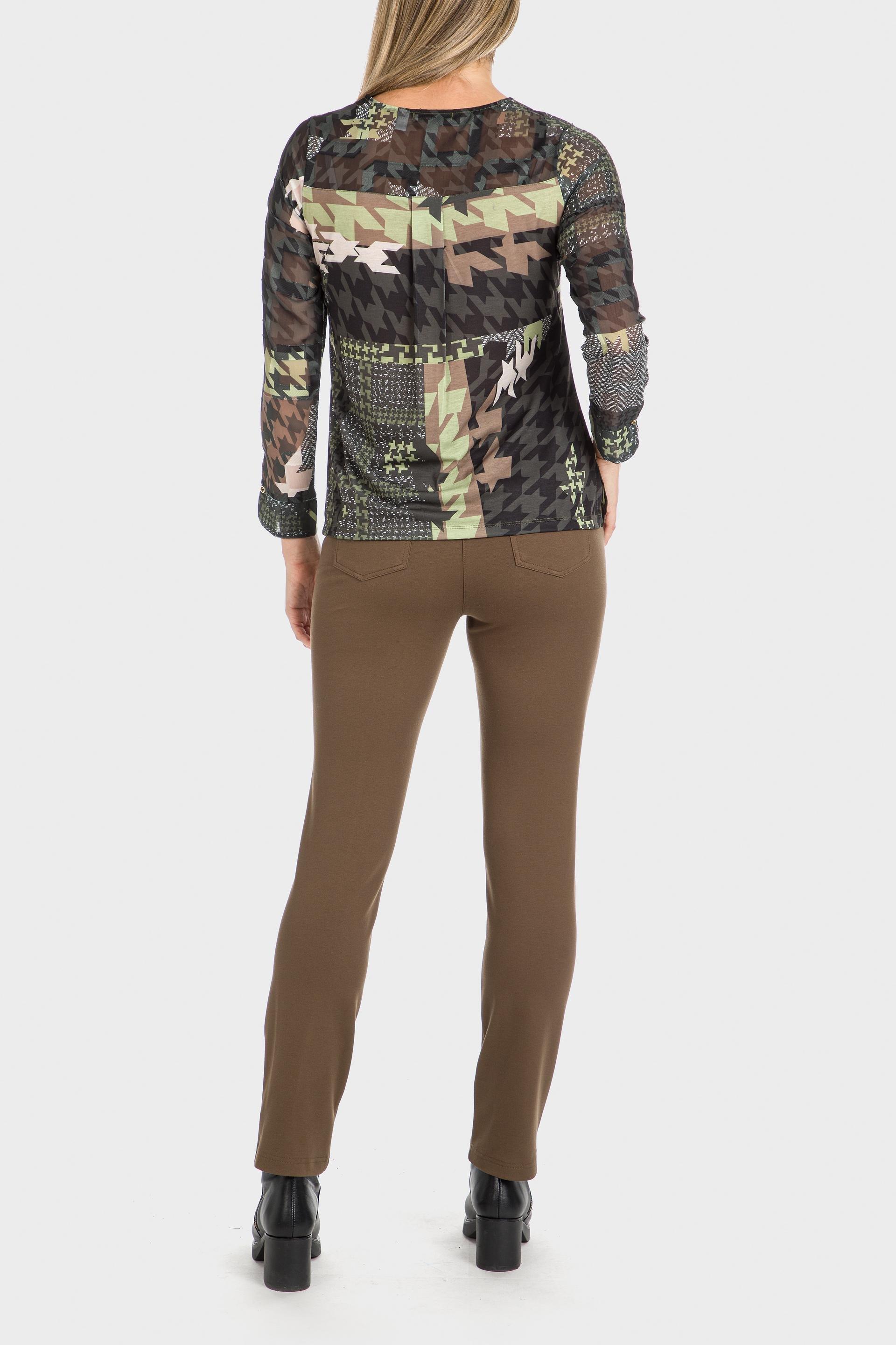 Multicolour Houndstooth T-Shirt, , large image number 4