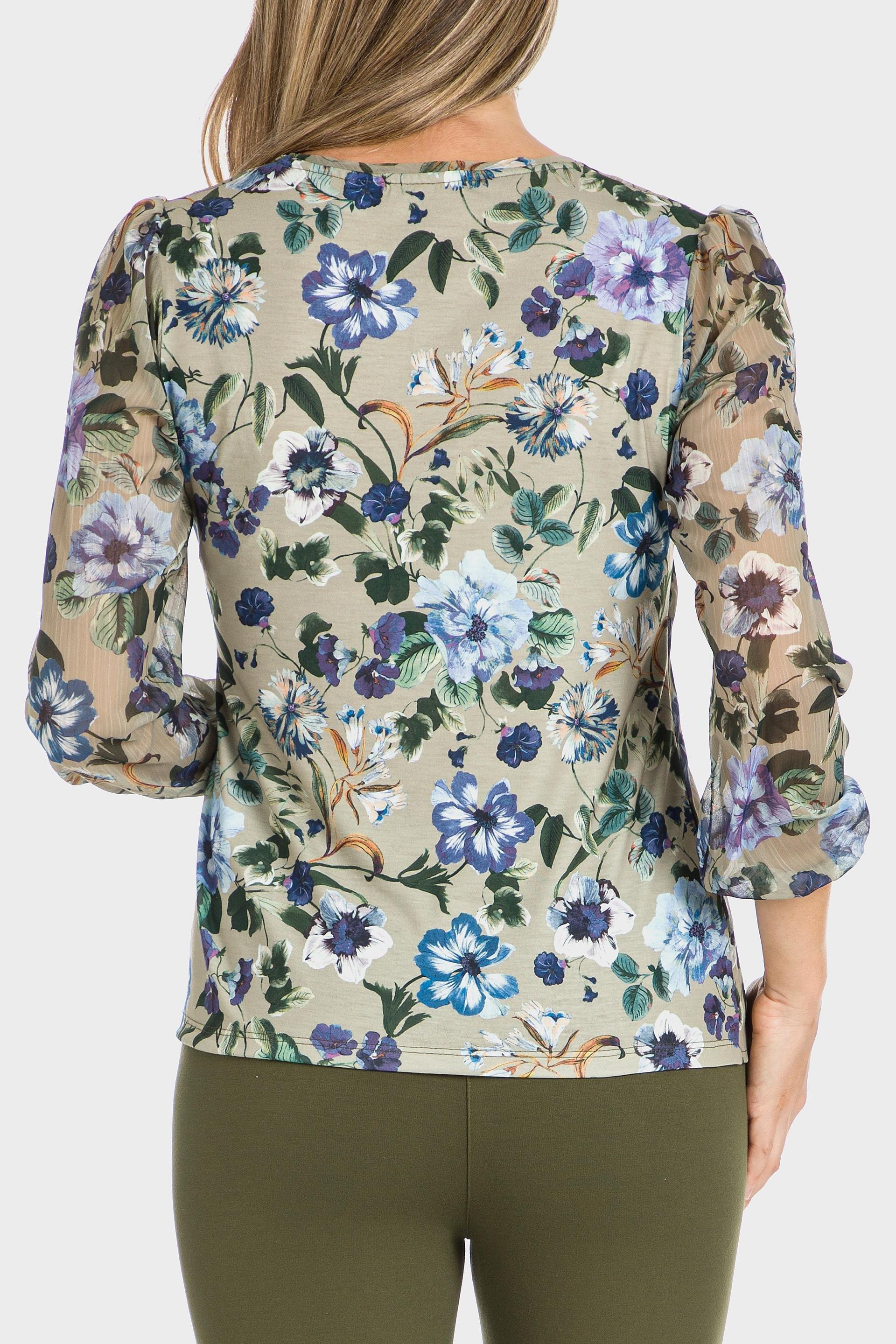 Multicolour Floral Print T-Shirt, , large image number 2