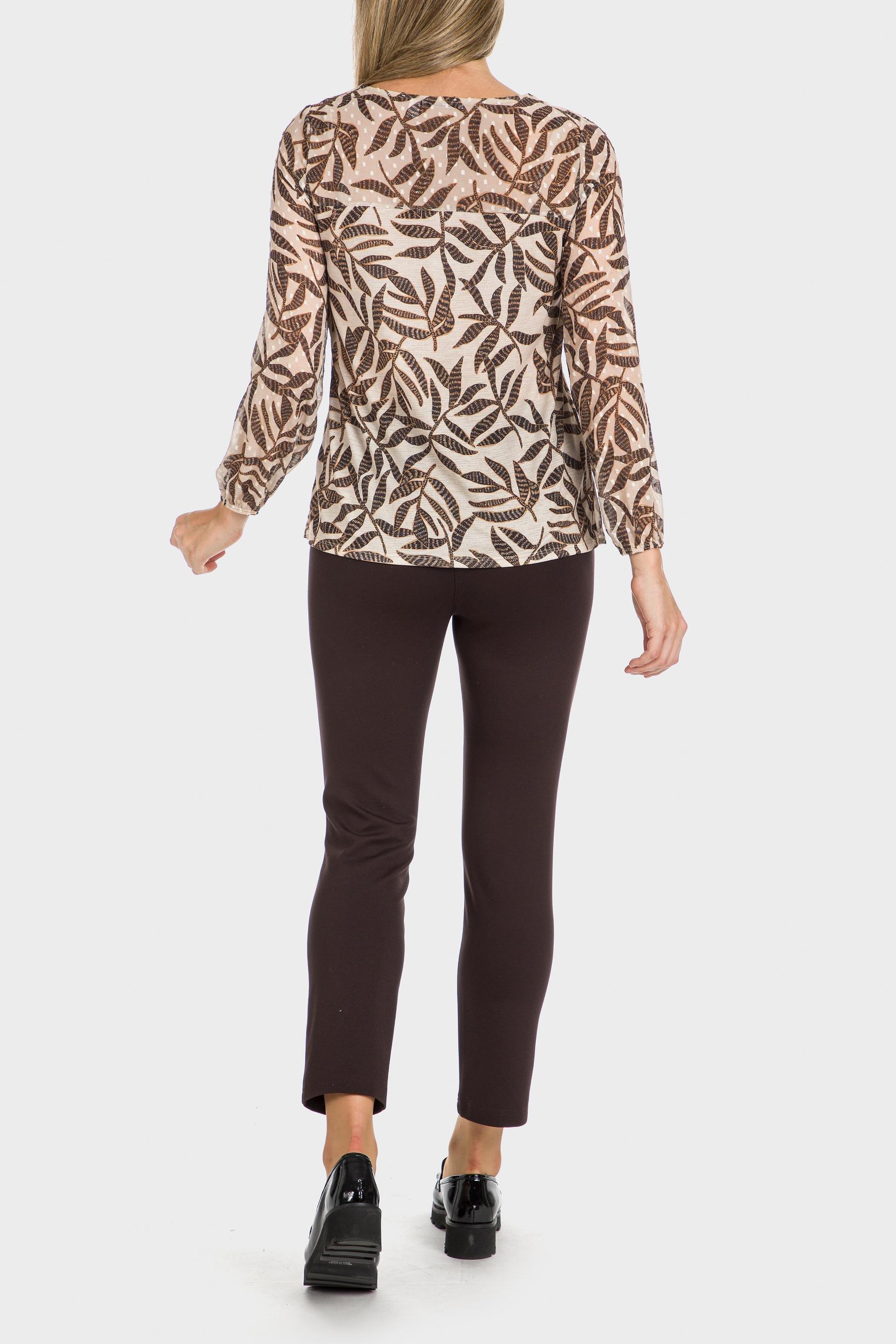 Beige Plumetti Printed T-Shir, , large image number 2