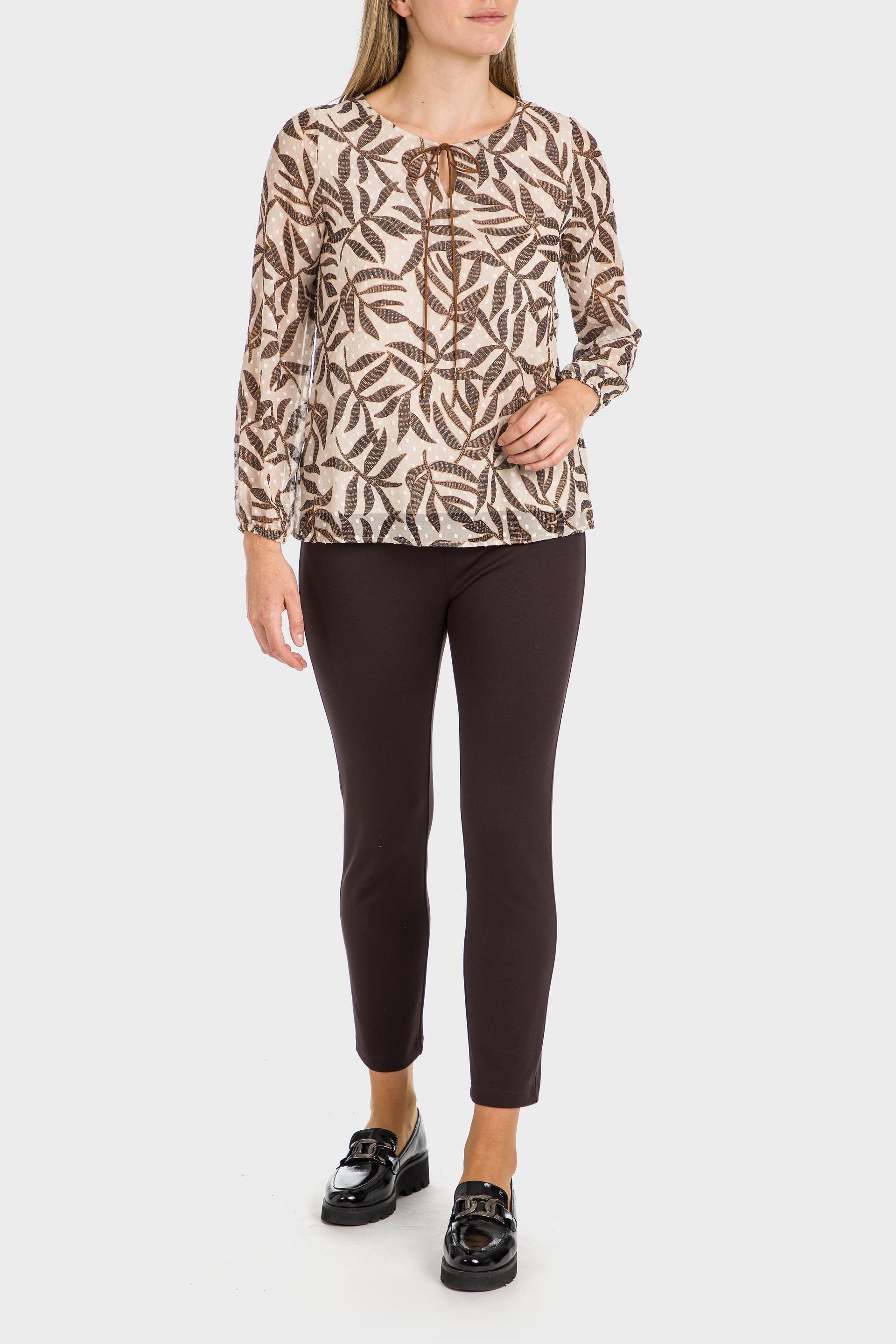 Beige Plumetti Printed T-Shir, , large image number 4