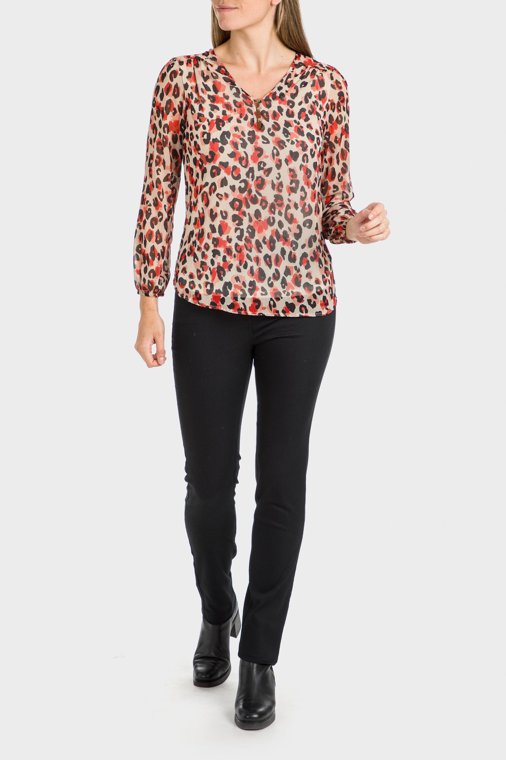 Multicolour Animal Print T-Shirt, , large image number 0