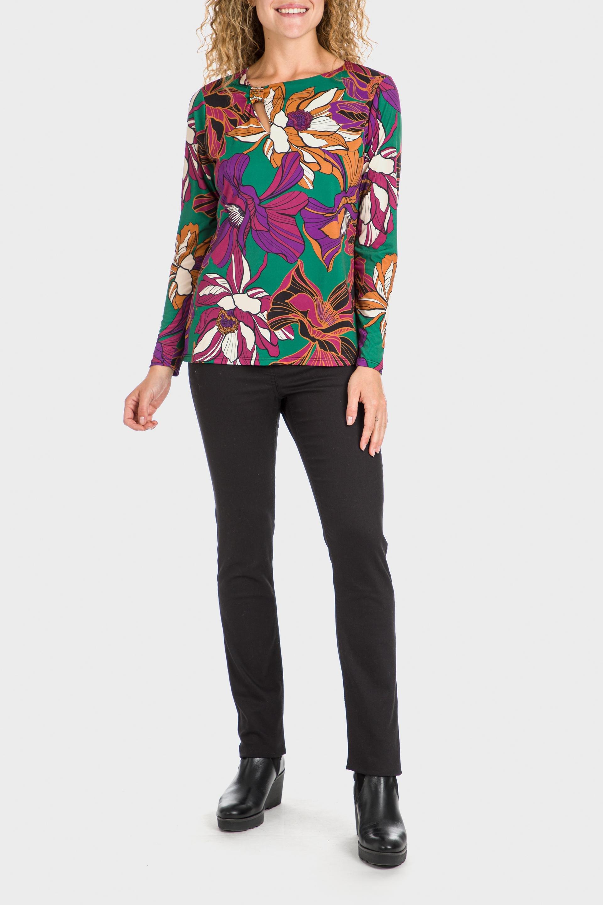 Multicolour Floral Blouse, , large image number 0