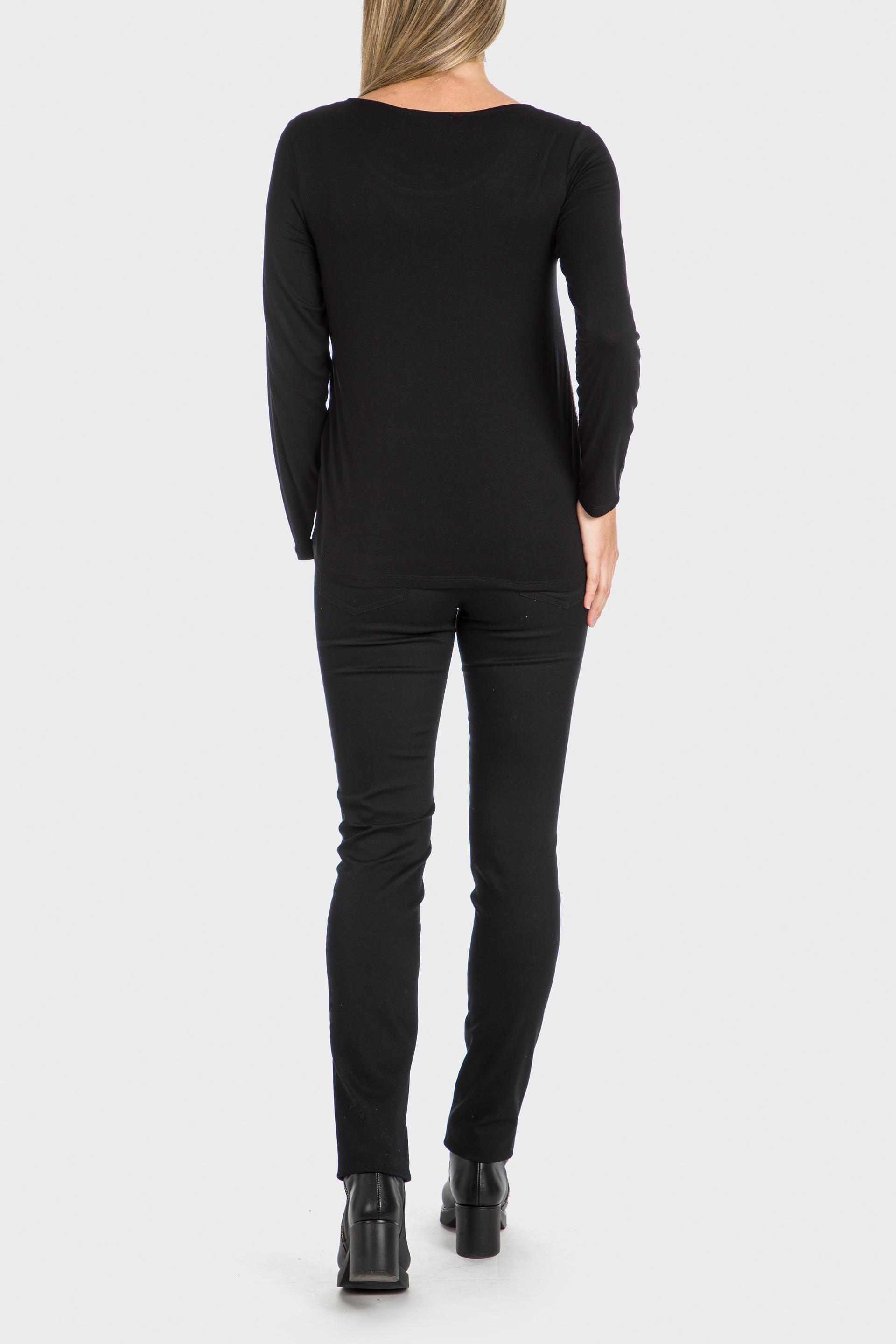 Punt Roma - Black Abstract Print T-Shirt