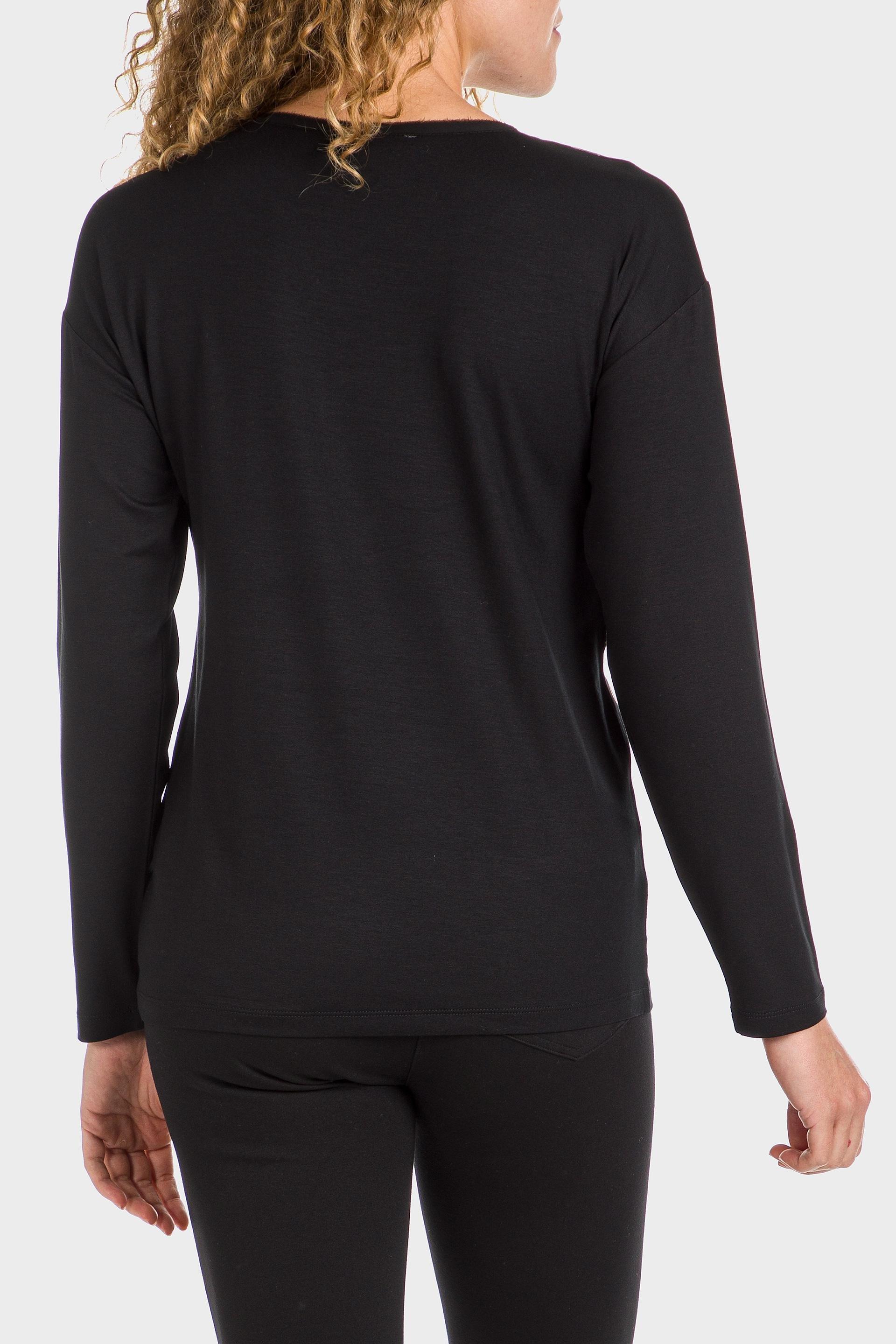 Black Sequined T-Shirt, , large image number 2