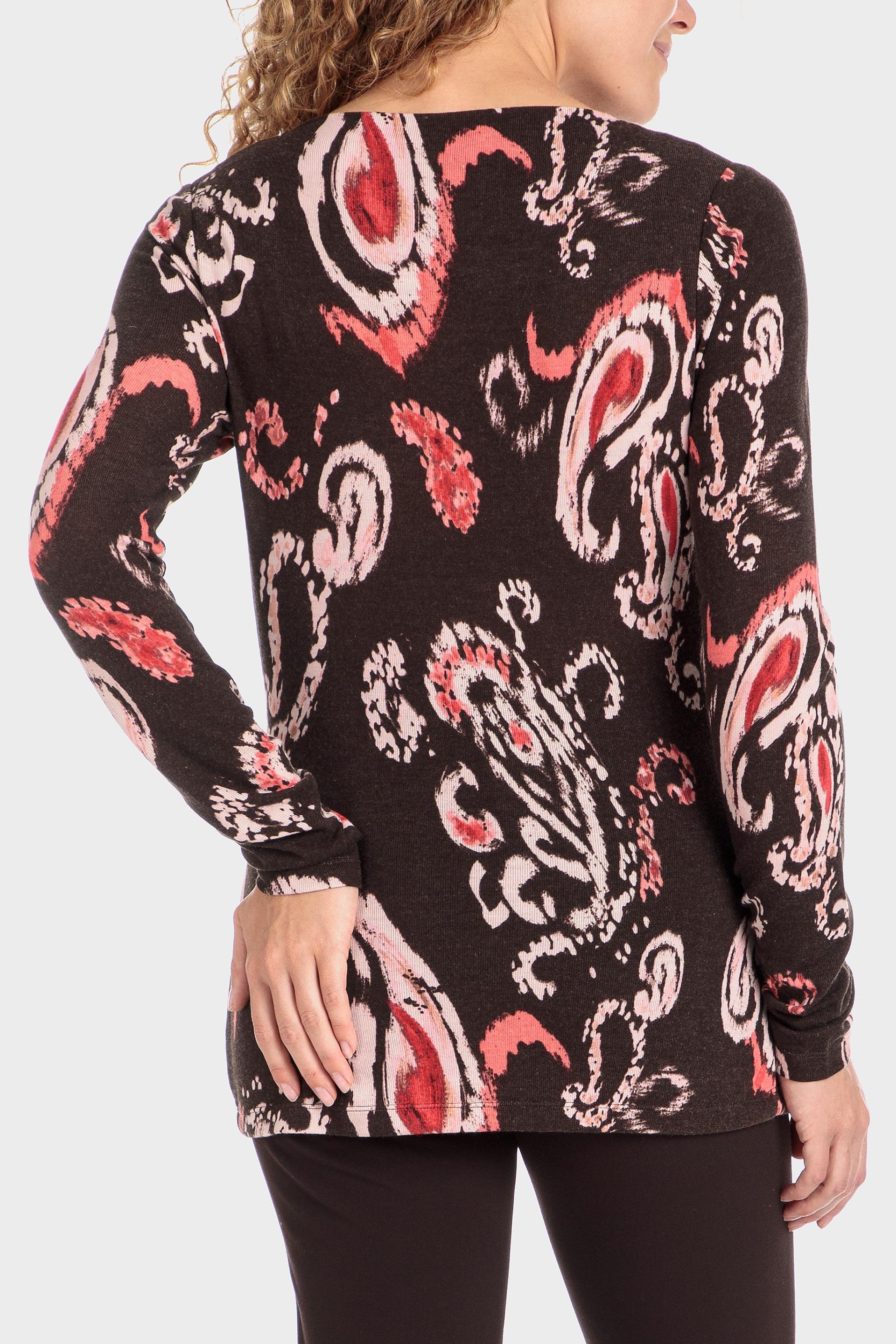 Multicolour Cashmere Print T-Shirt, , large image number 4