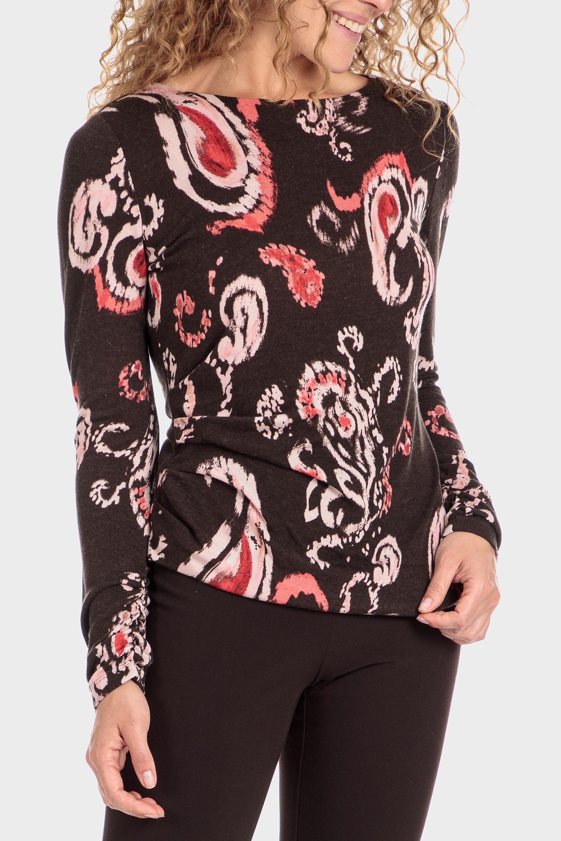 Multicolour Cashmere Print T-Shirt, , large image number 5