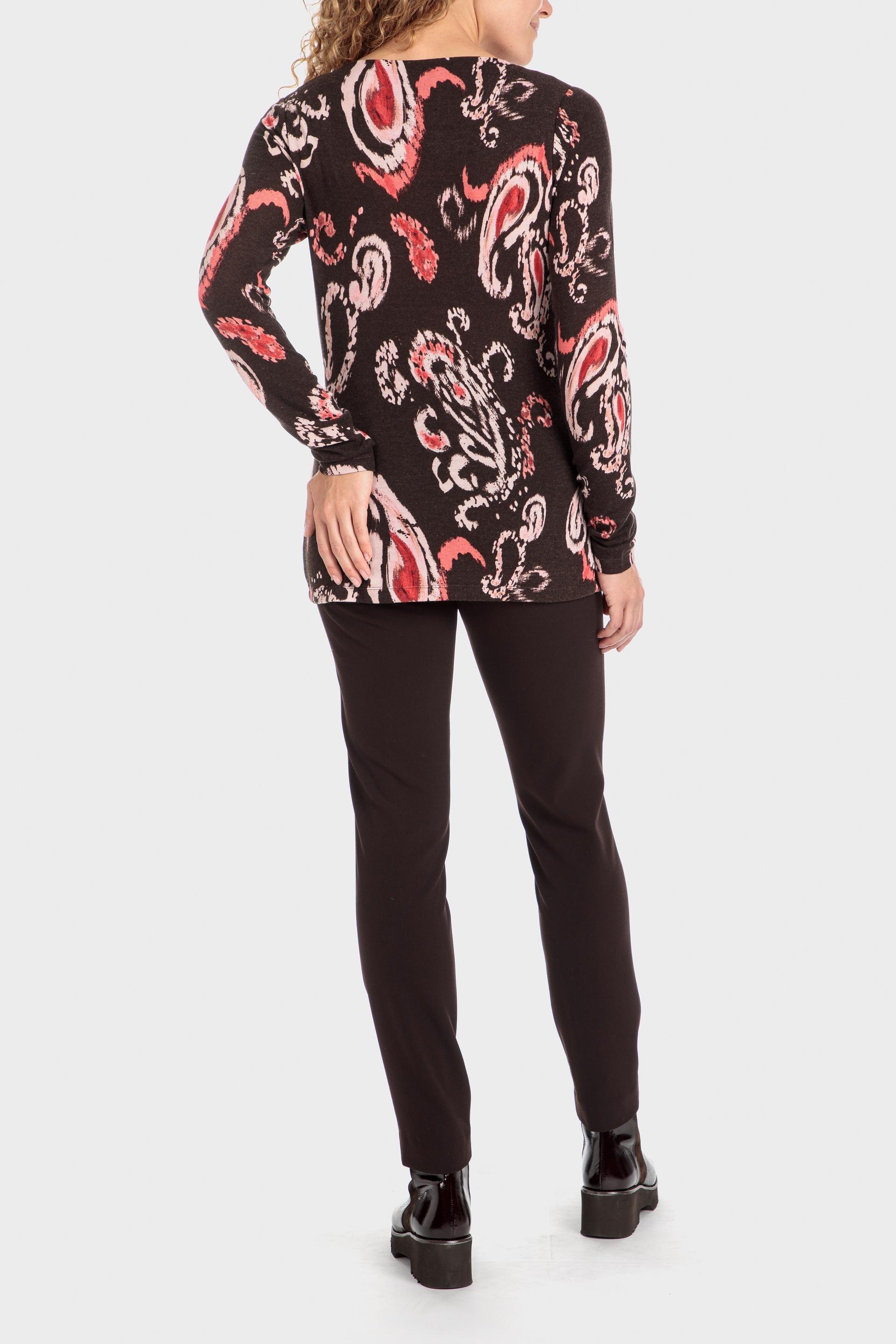 Multicolour Cashmere Print T-Shirt, , large image number 6