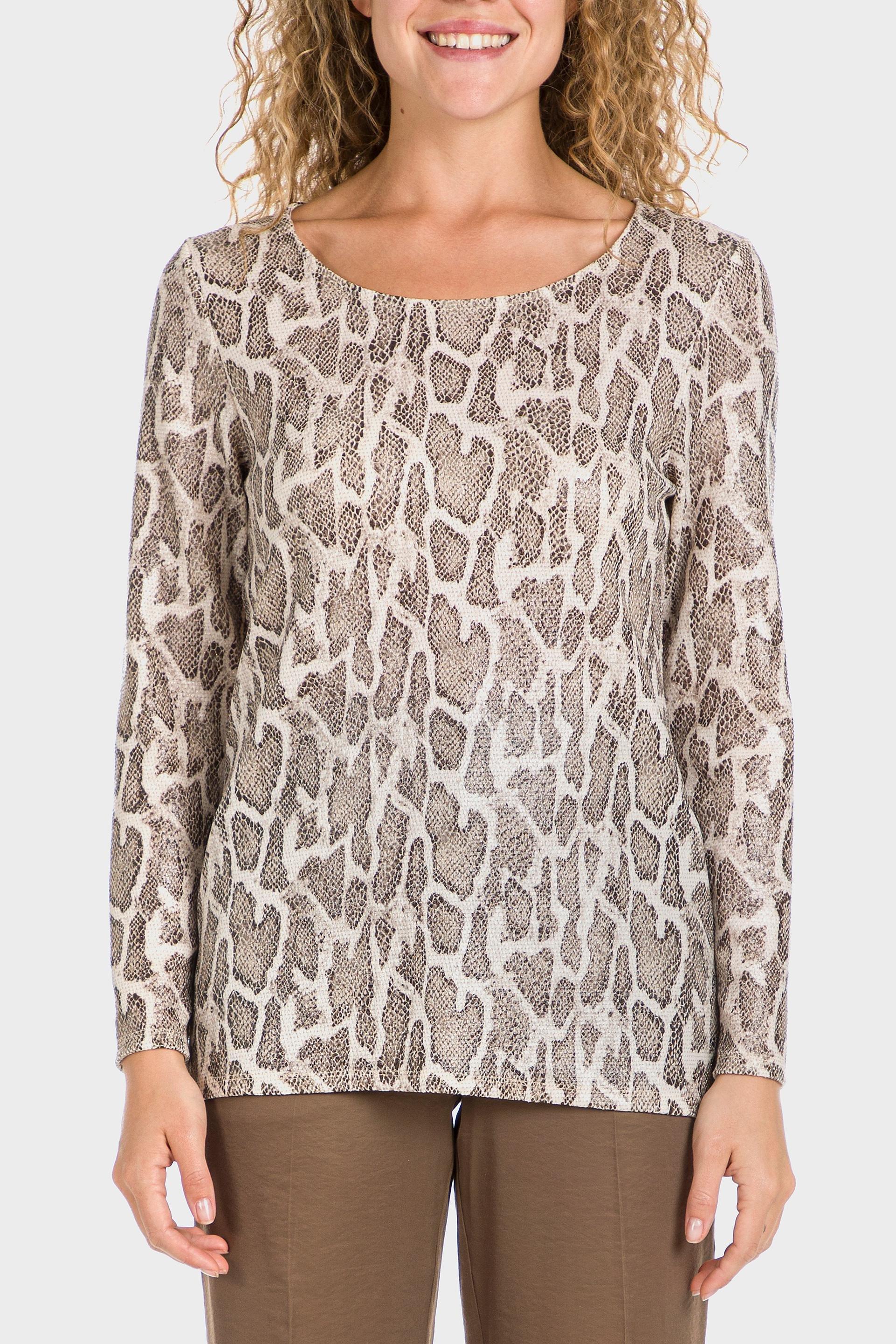 Multicolour Animal Print T-Shirt, , large image number 0