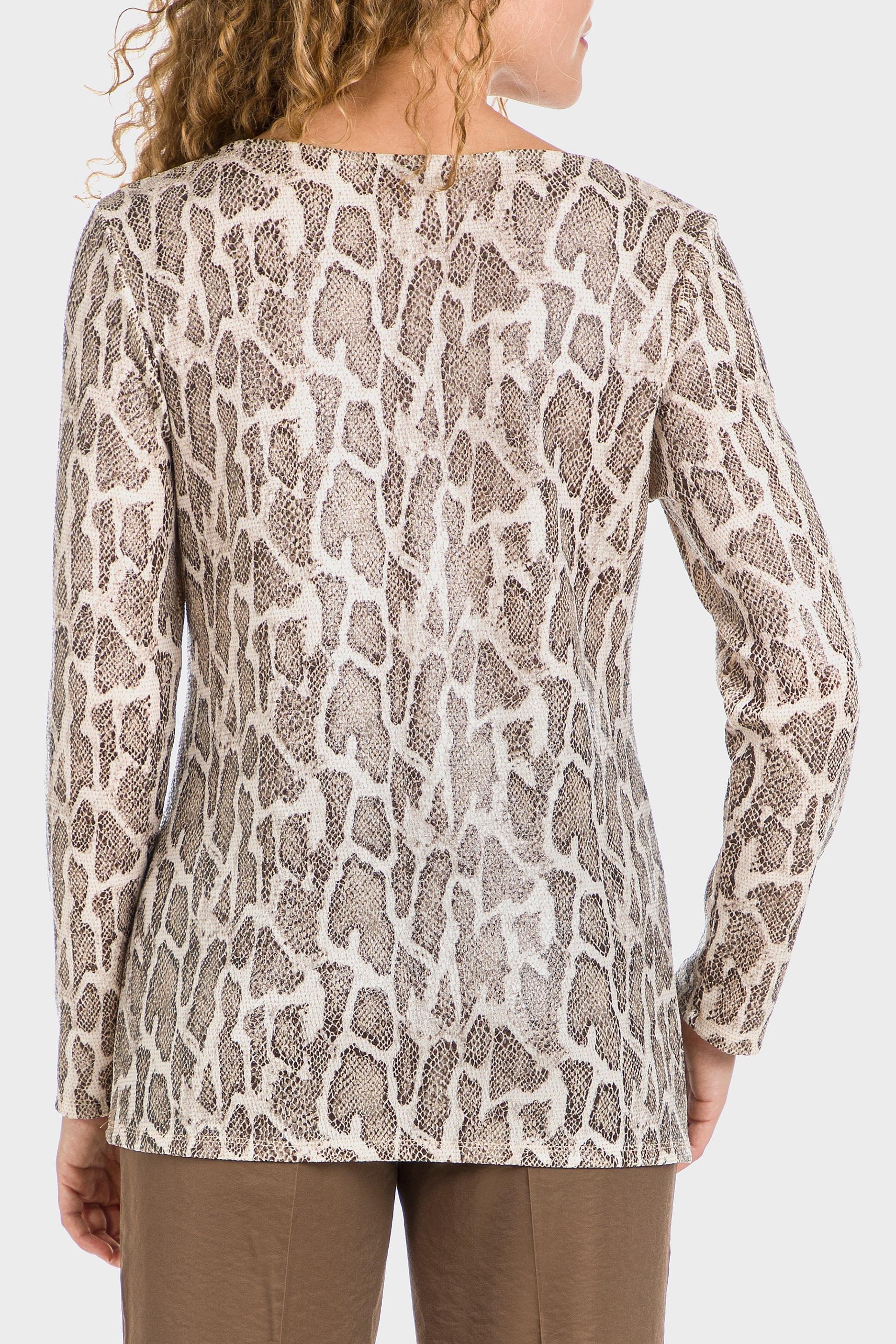 Multicolour Animal Print T-Shirt, , large image number 2