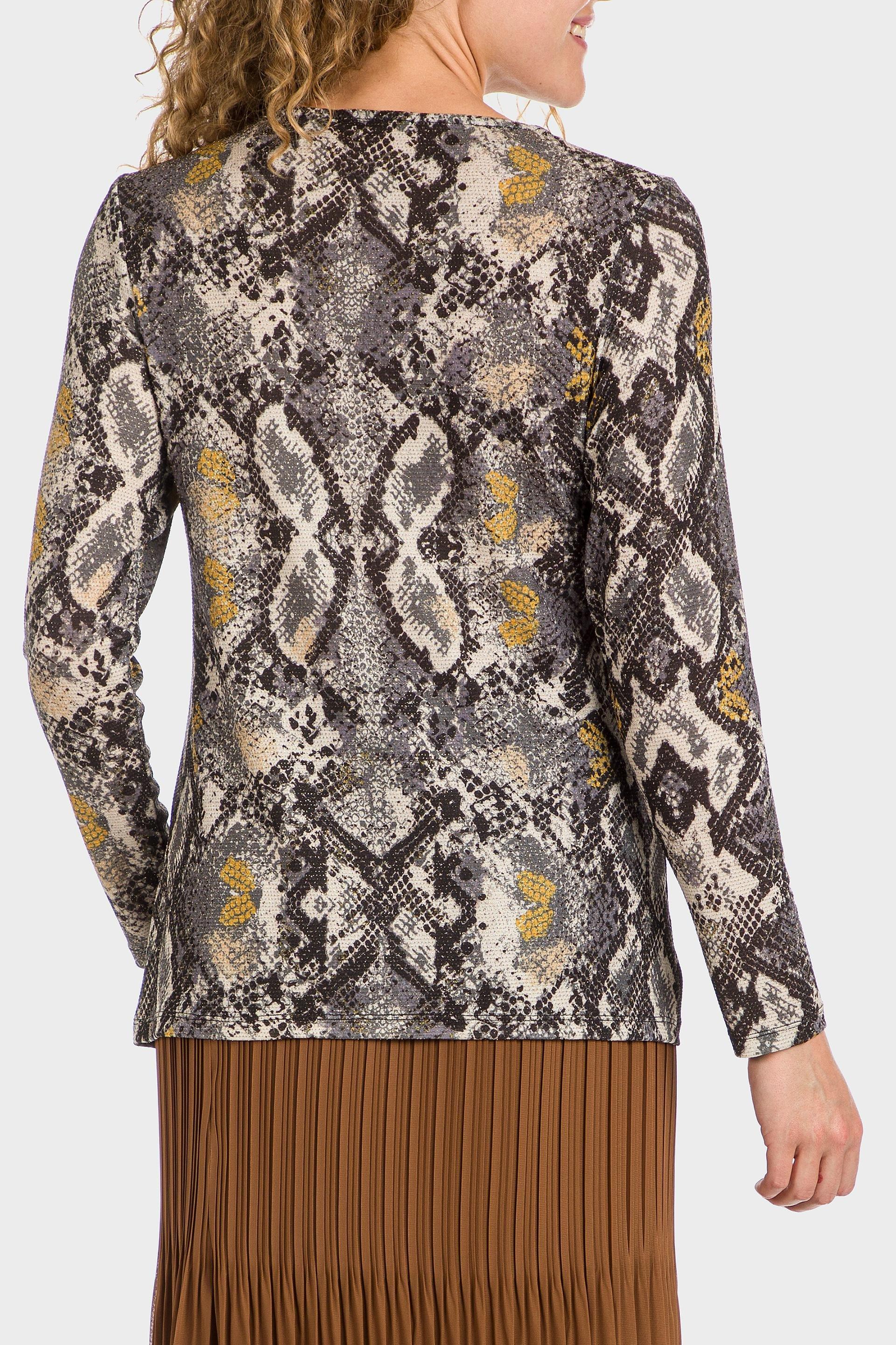 Brown Cashmere Blouse, , large image number 2
