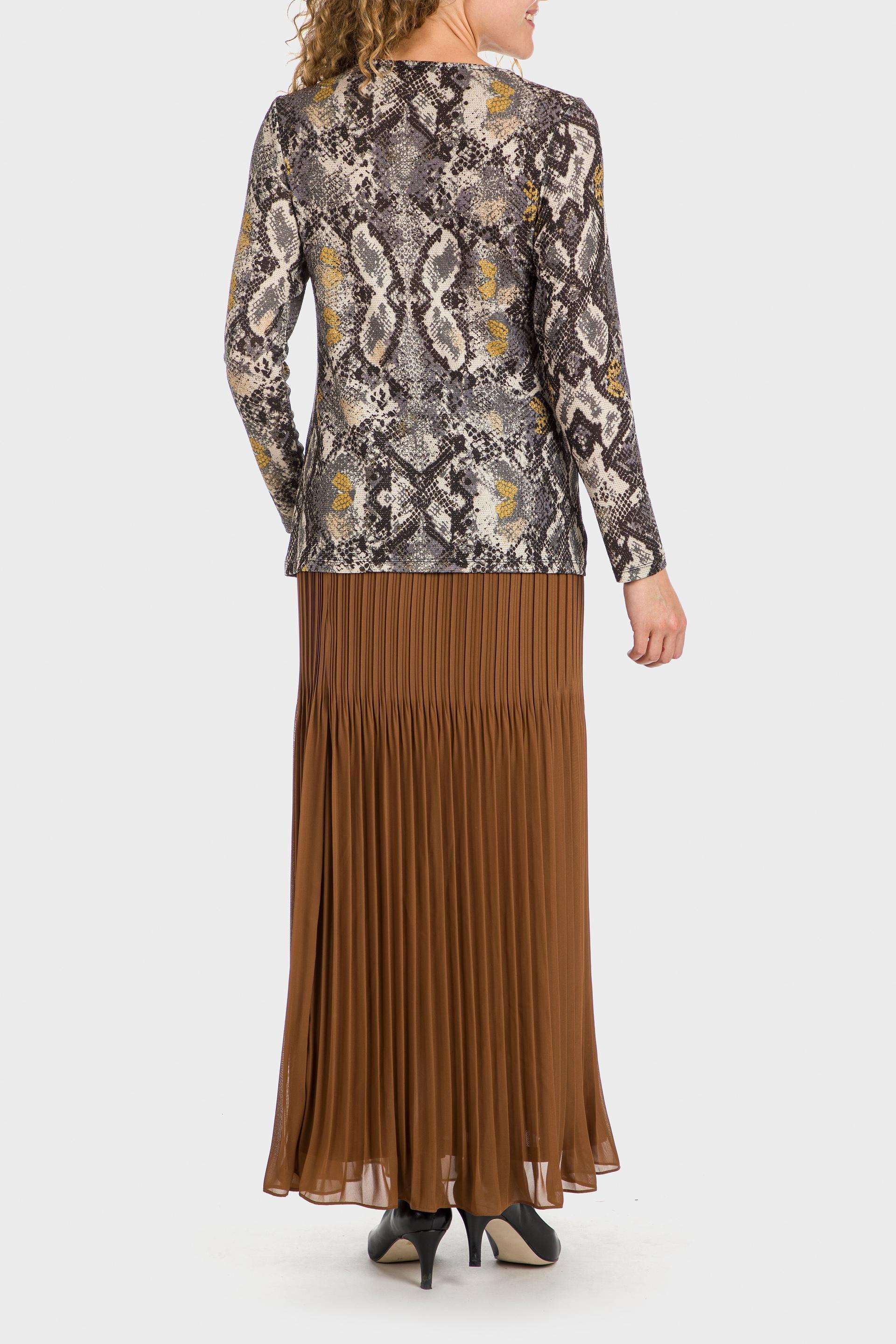 Brown Cashmere Blouse, , large image number 3