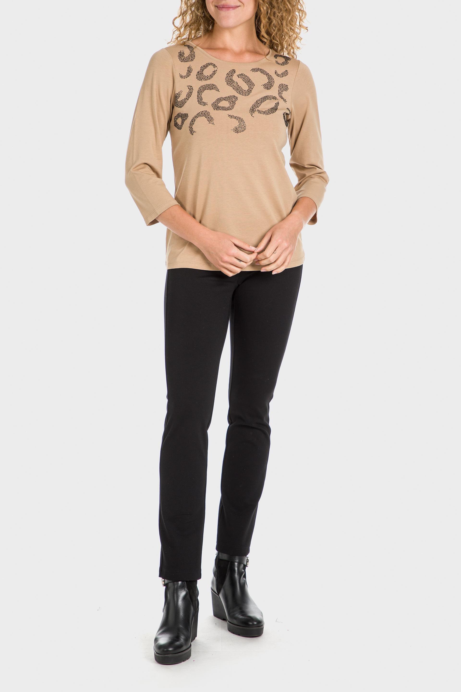 Beige Detailed Blouse, , large image number 0