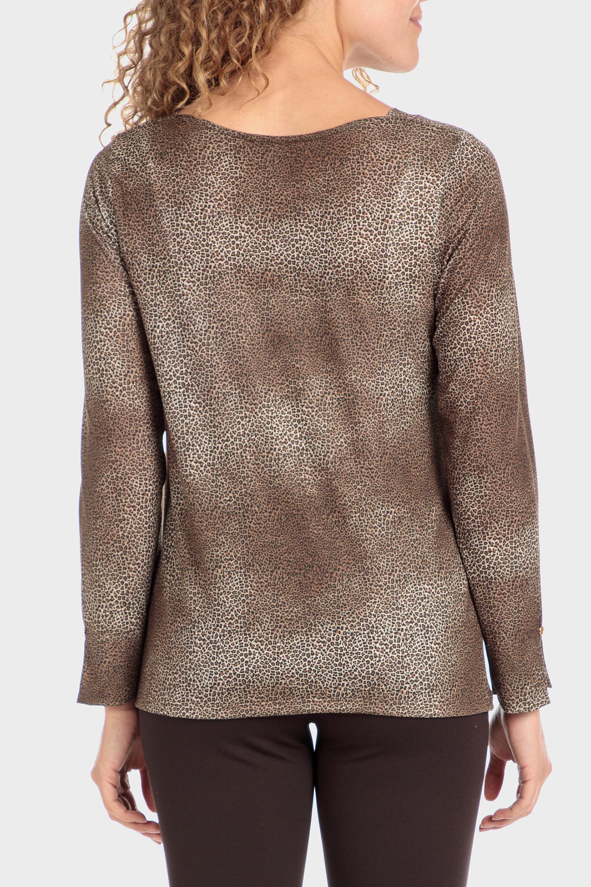 Brown Animal Print T-Shirt, , large image number 2