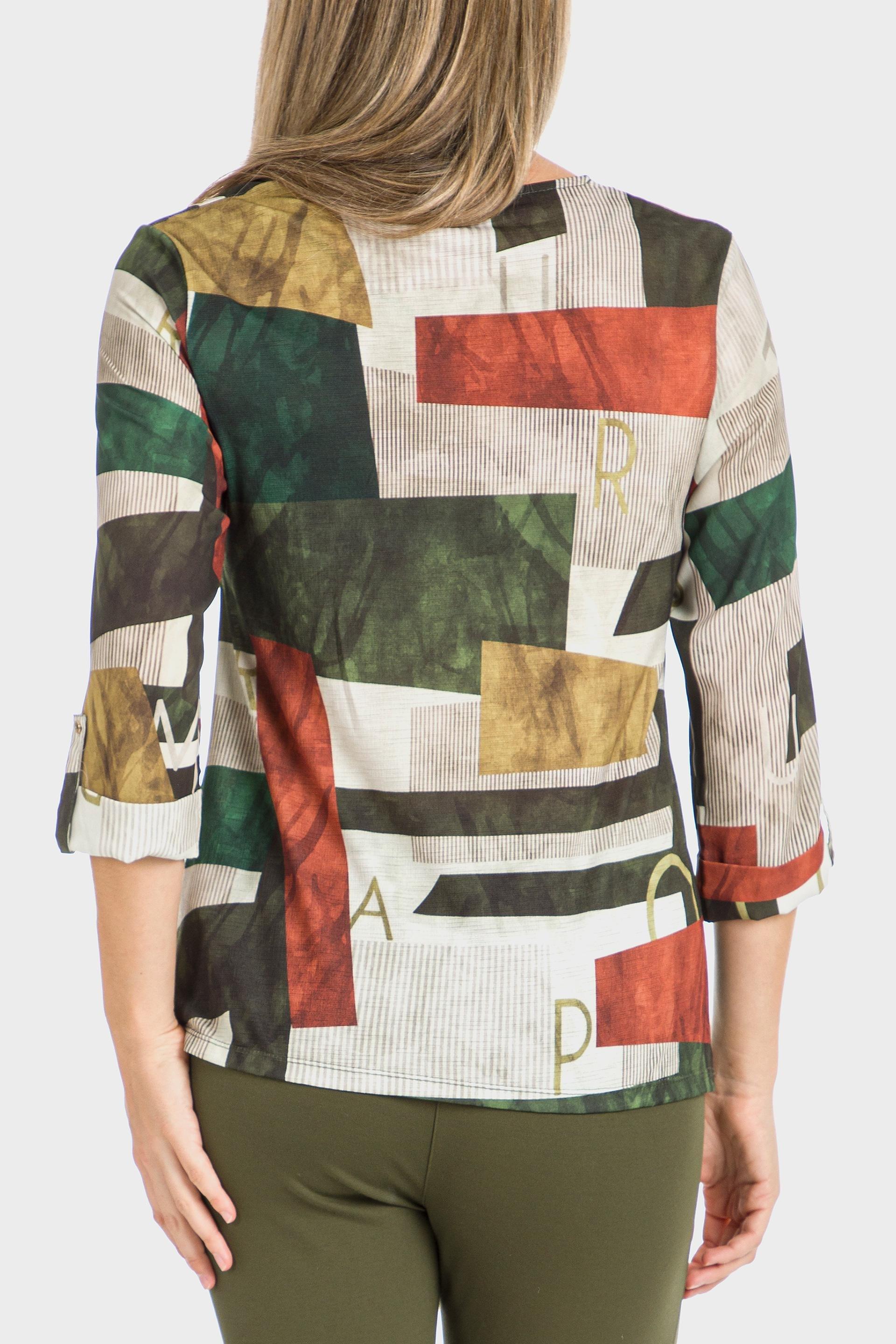 Multicolour Zipper T-Shirt, , large image number 2
