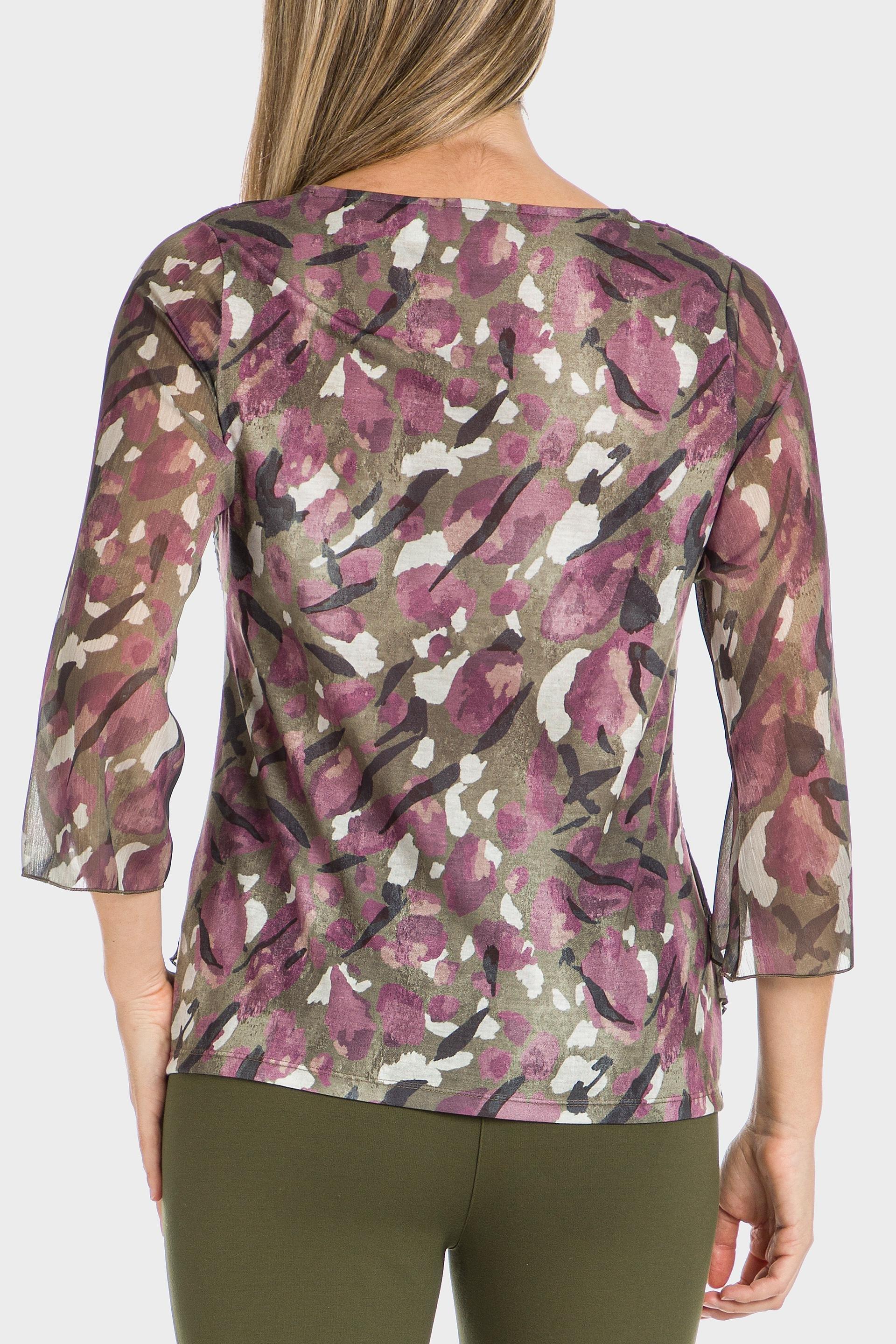 Multicolour Printed Plumetti Blouse, , large image number 3