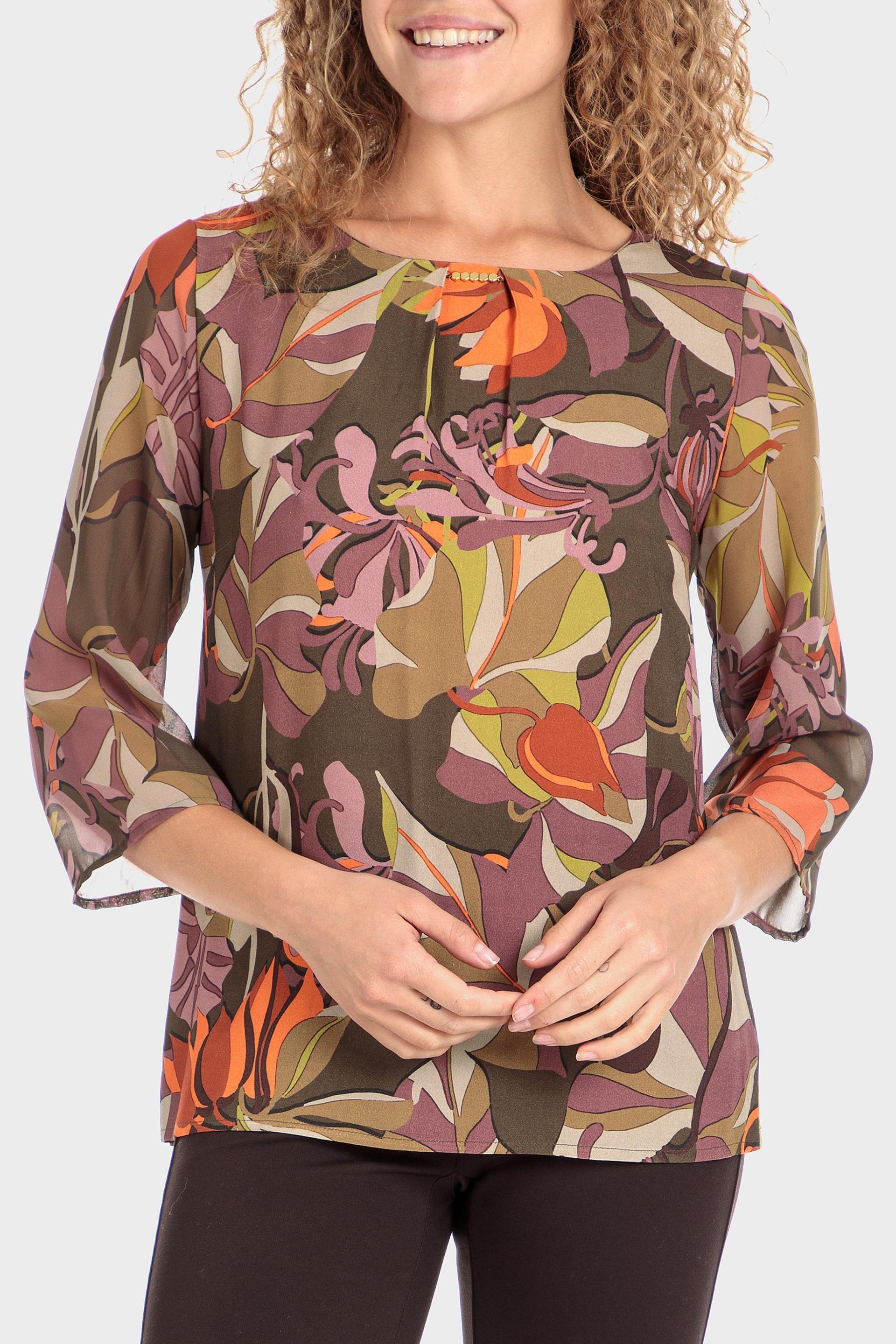 Multicolour Printed Blouse, , large image number 1