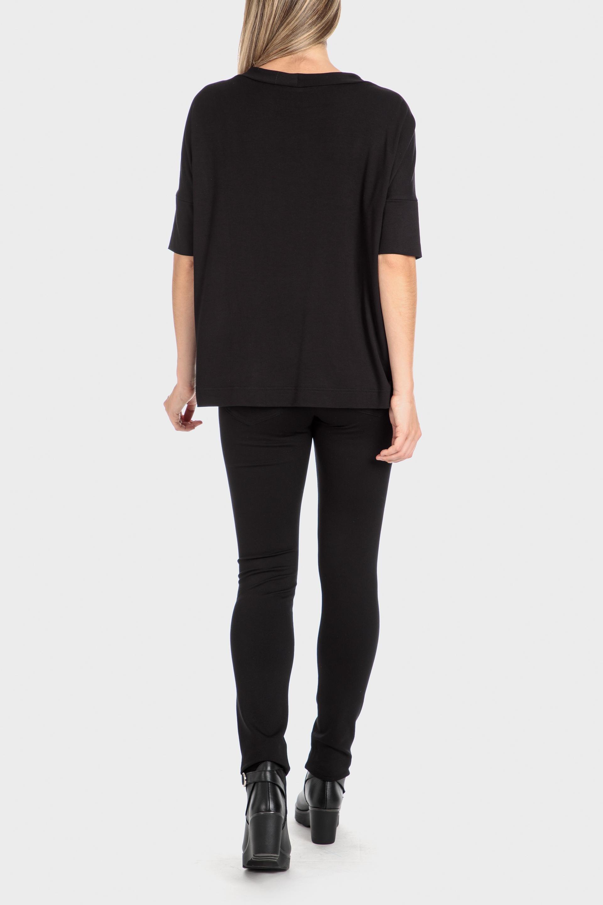 Black Printed T-Shirt, , large image number 3