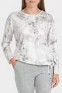 Punt Roma - Grey Tie-Dyed Blouse