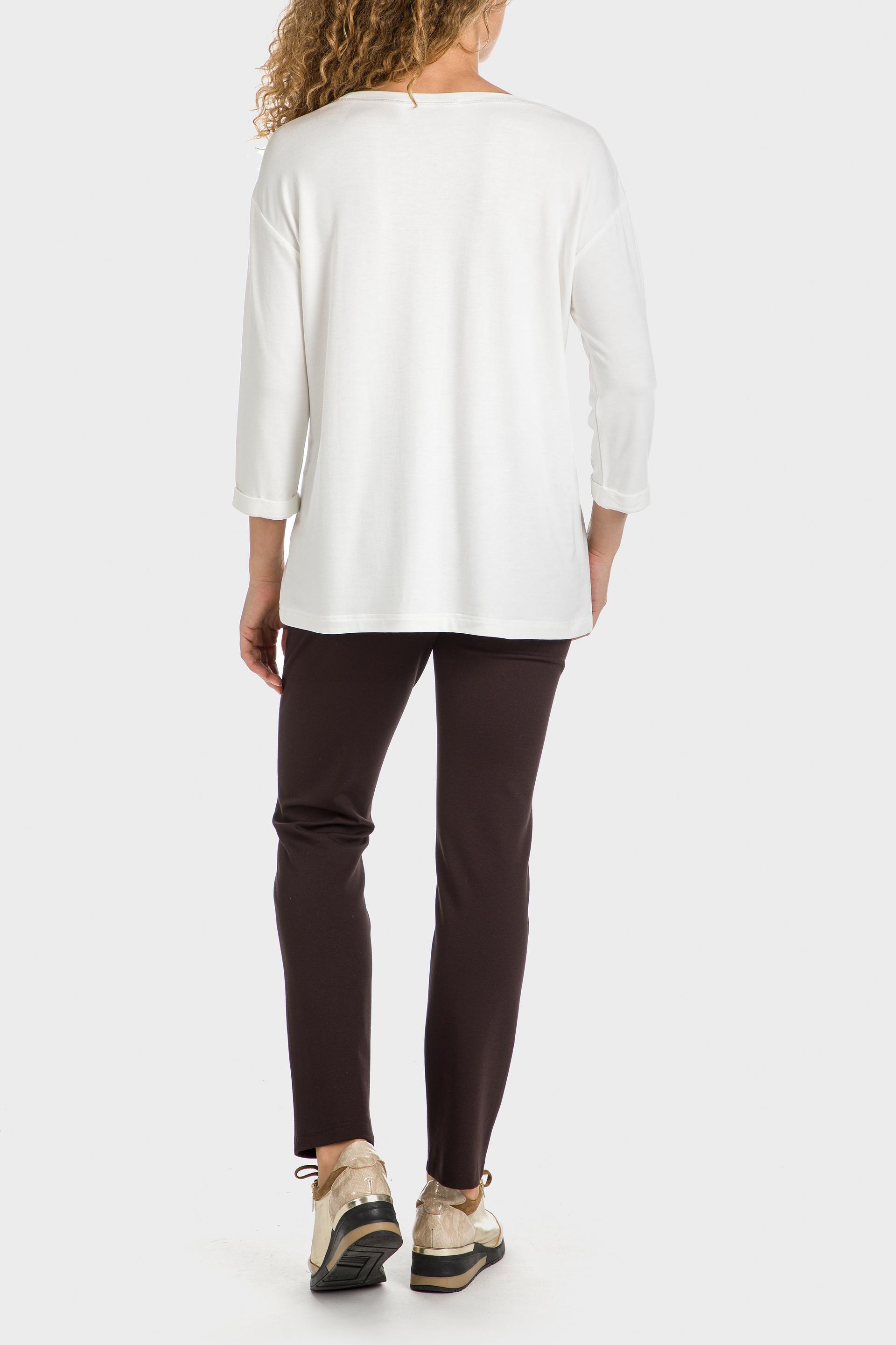 White Printed T-Shirt, , large image number 3