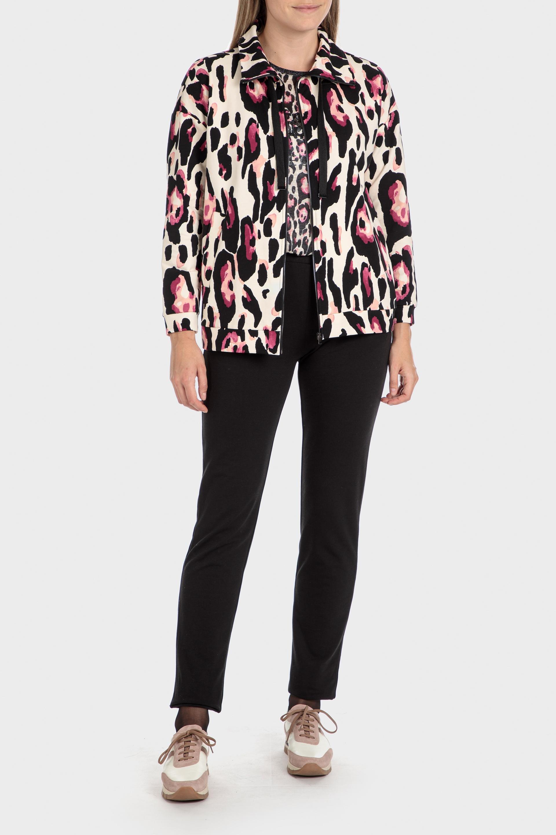 Multicolour Animal Print Jacket, , large image number 5