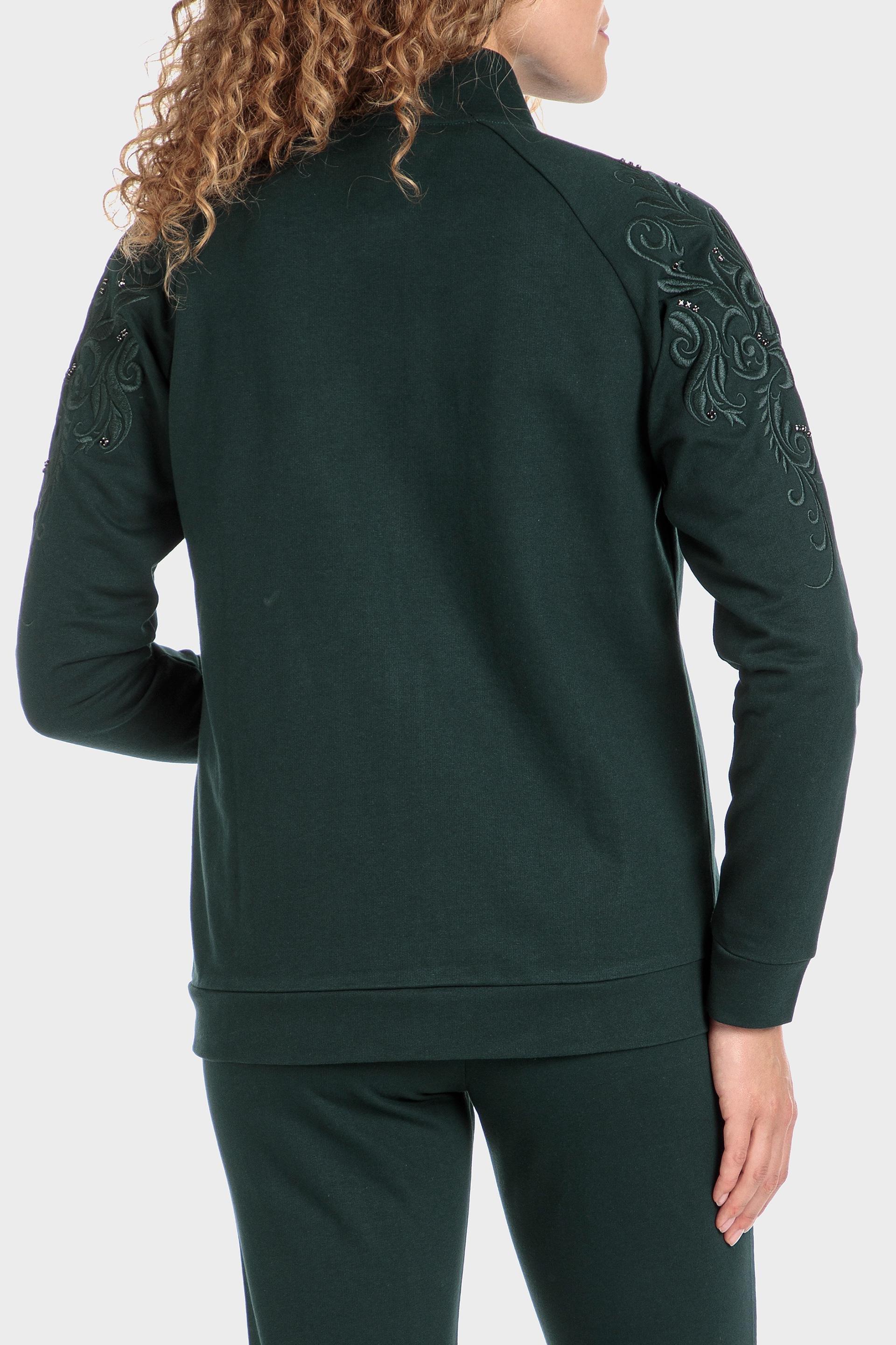 Green Embroidered Sports Jacket, , large image number 5