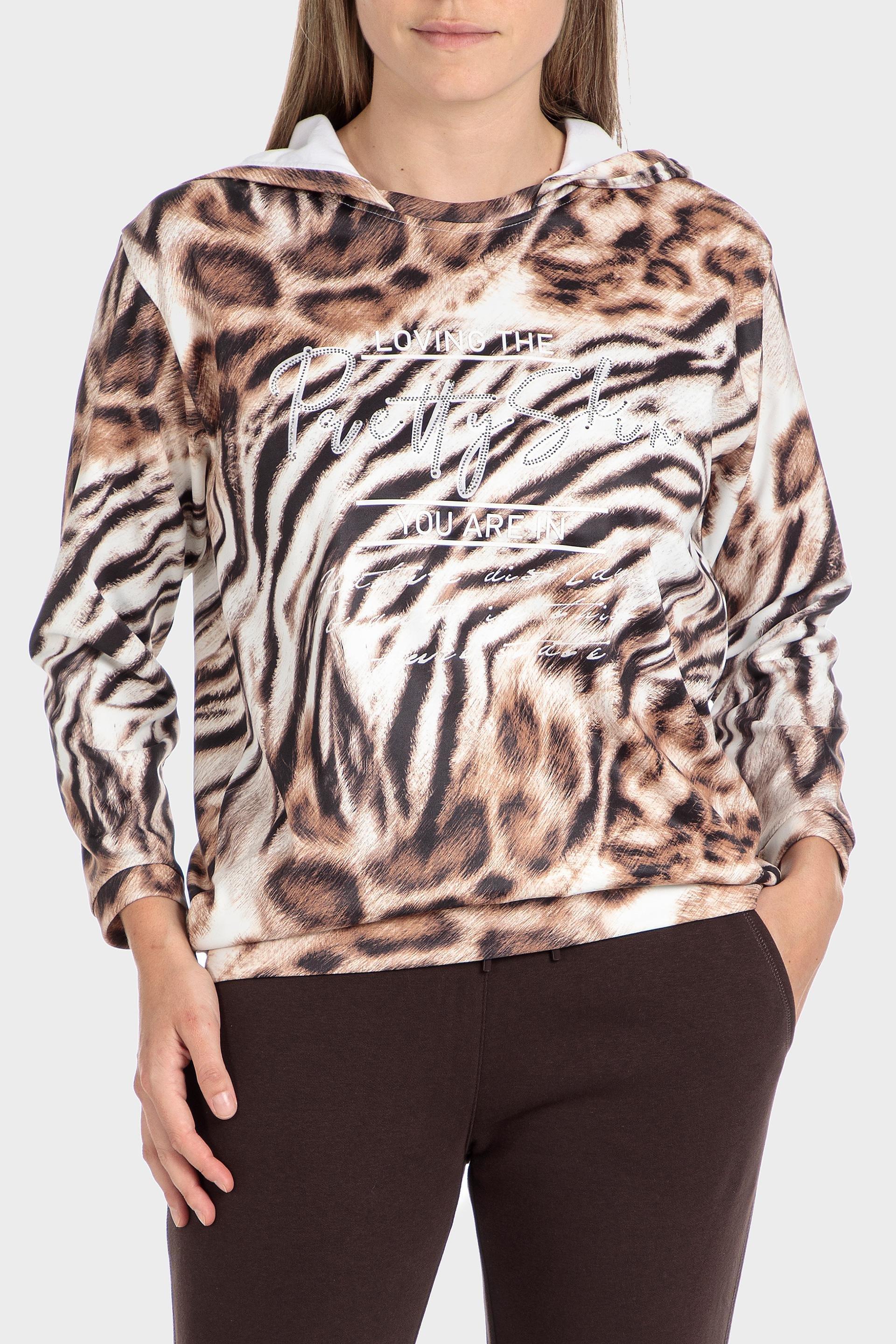 Multicolour Animal Print Sweater, , large image number 0