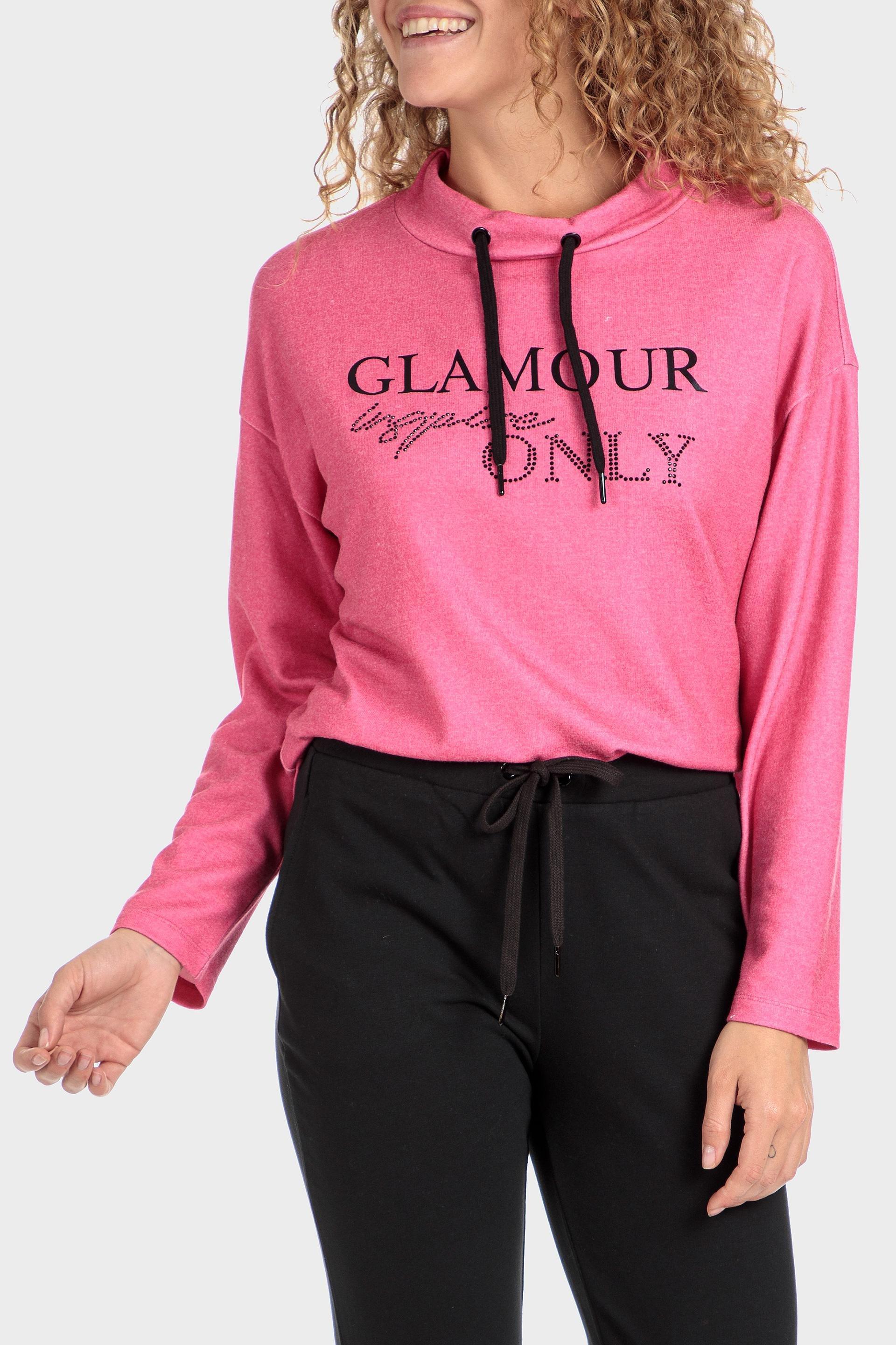 Pink Sports Sweater, Fuchsia, large image number 0