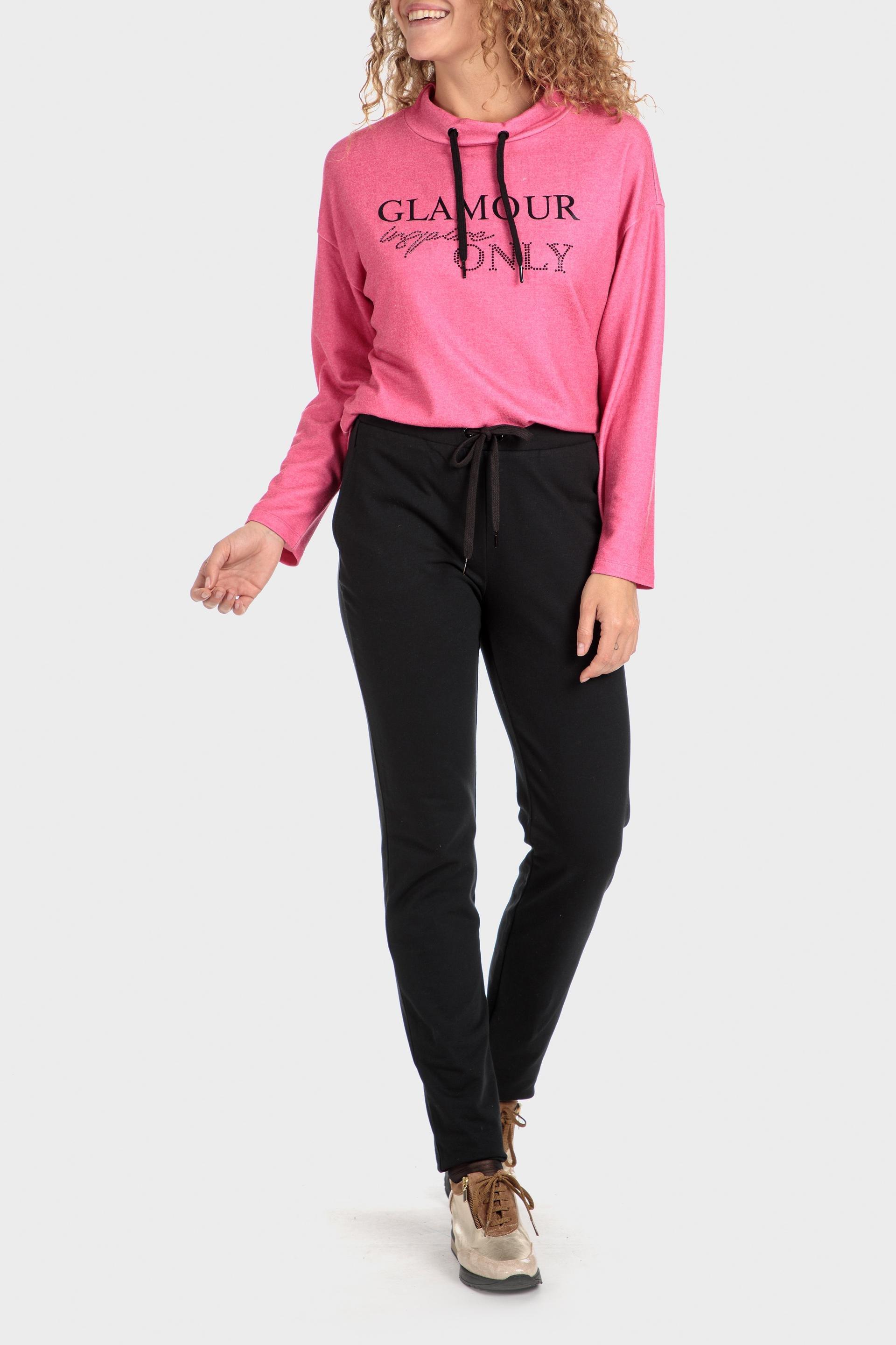 Pink Sports Sweater, Fuchsia, large image number 1