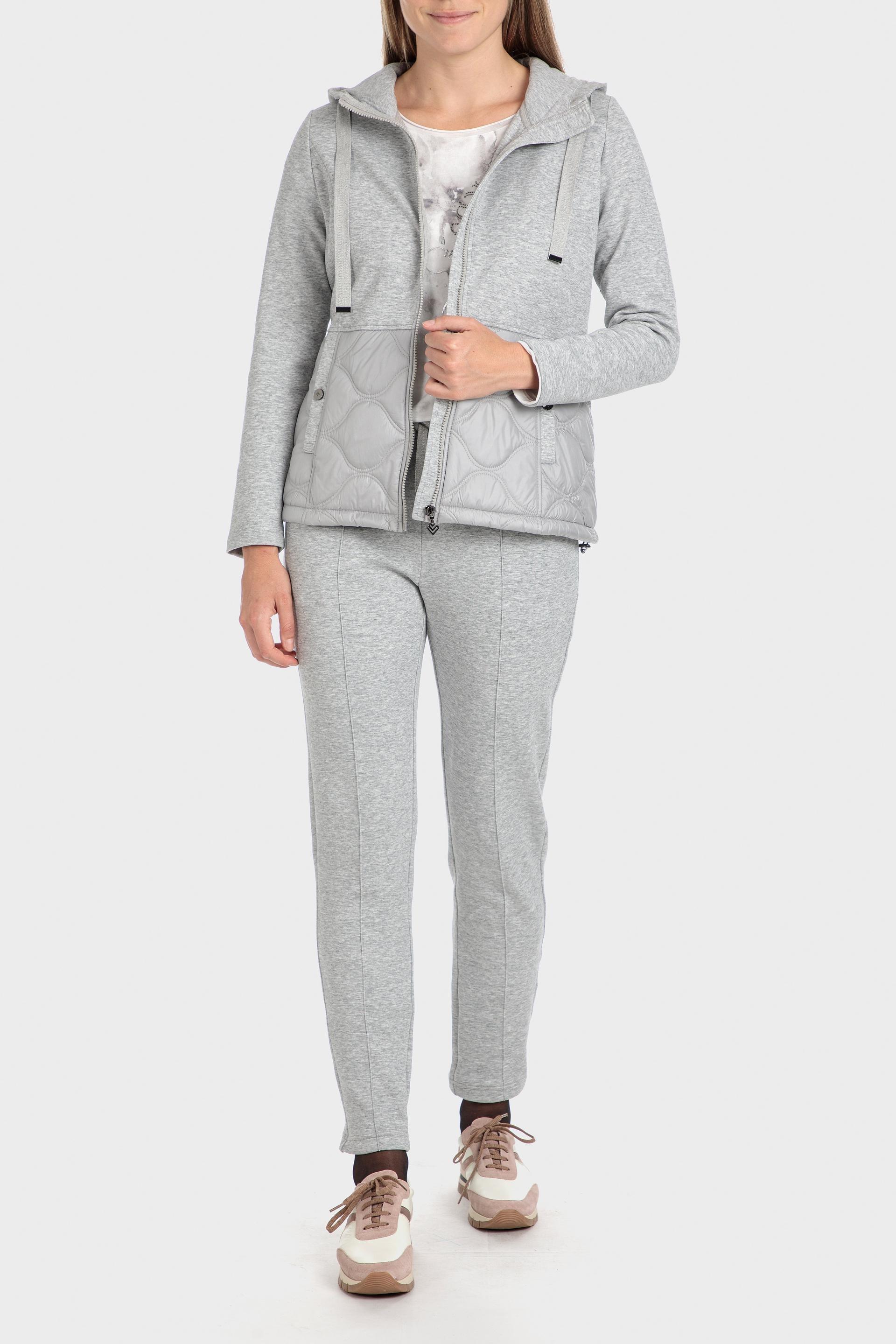 Grey Hooded Sports Jacket, , large image number 0