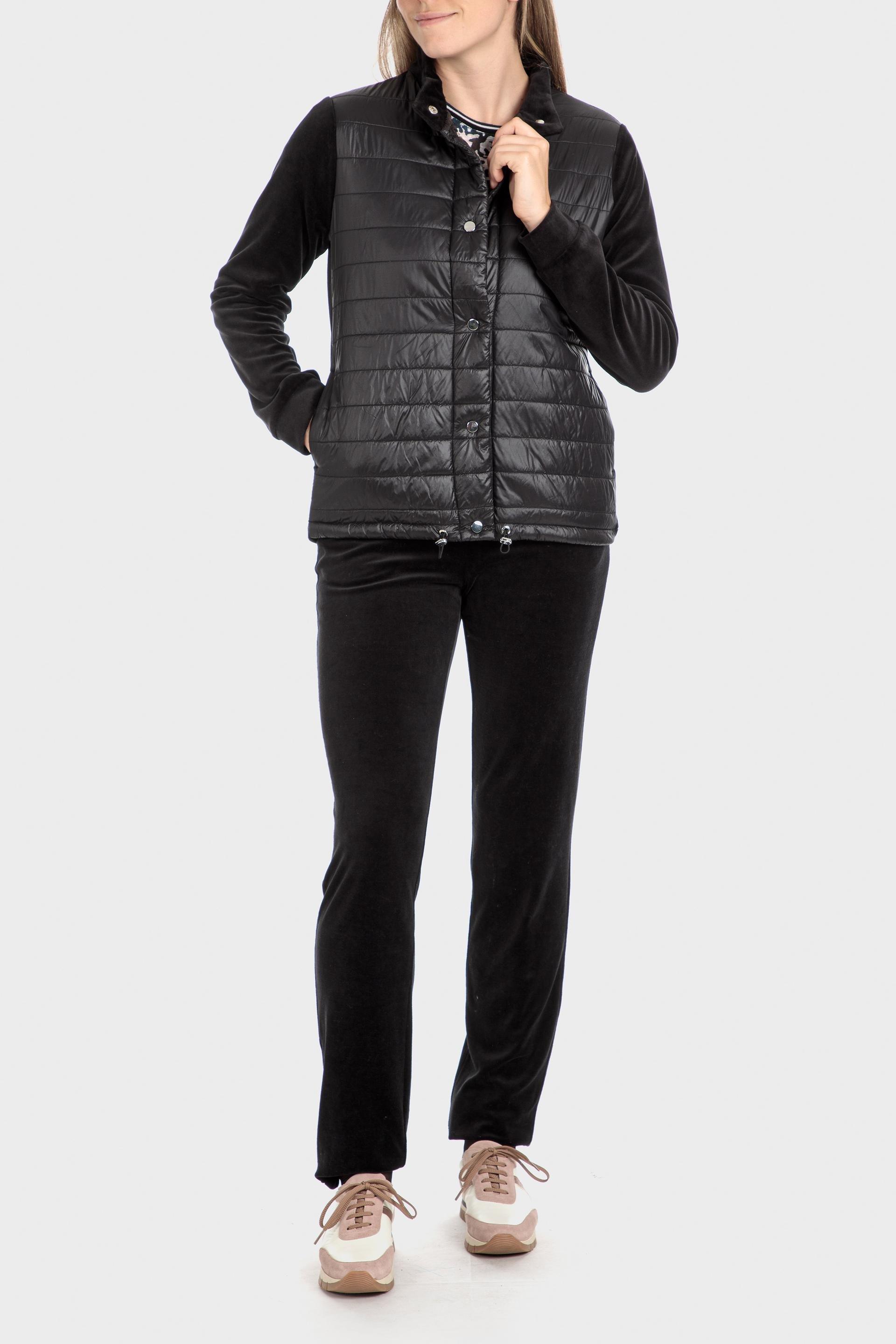 Black Quilted Jacket, , large image number 4