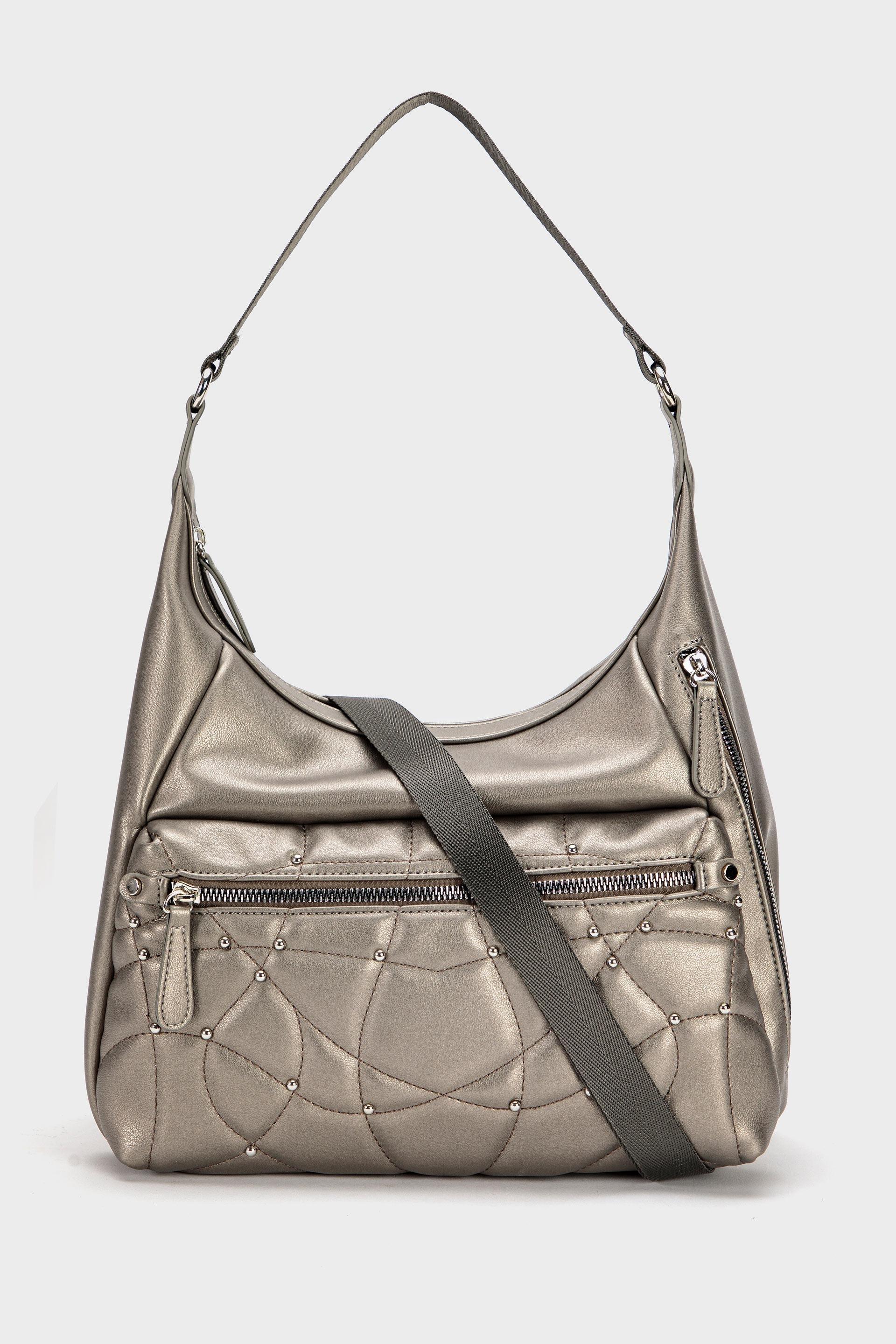 Golden Casual Shoulder Bag, , large image number 1