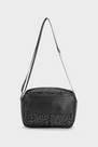Black Animal Print Leather Shoulder Bag