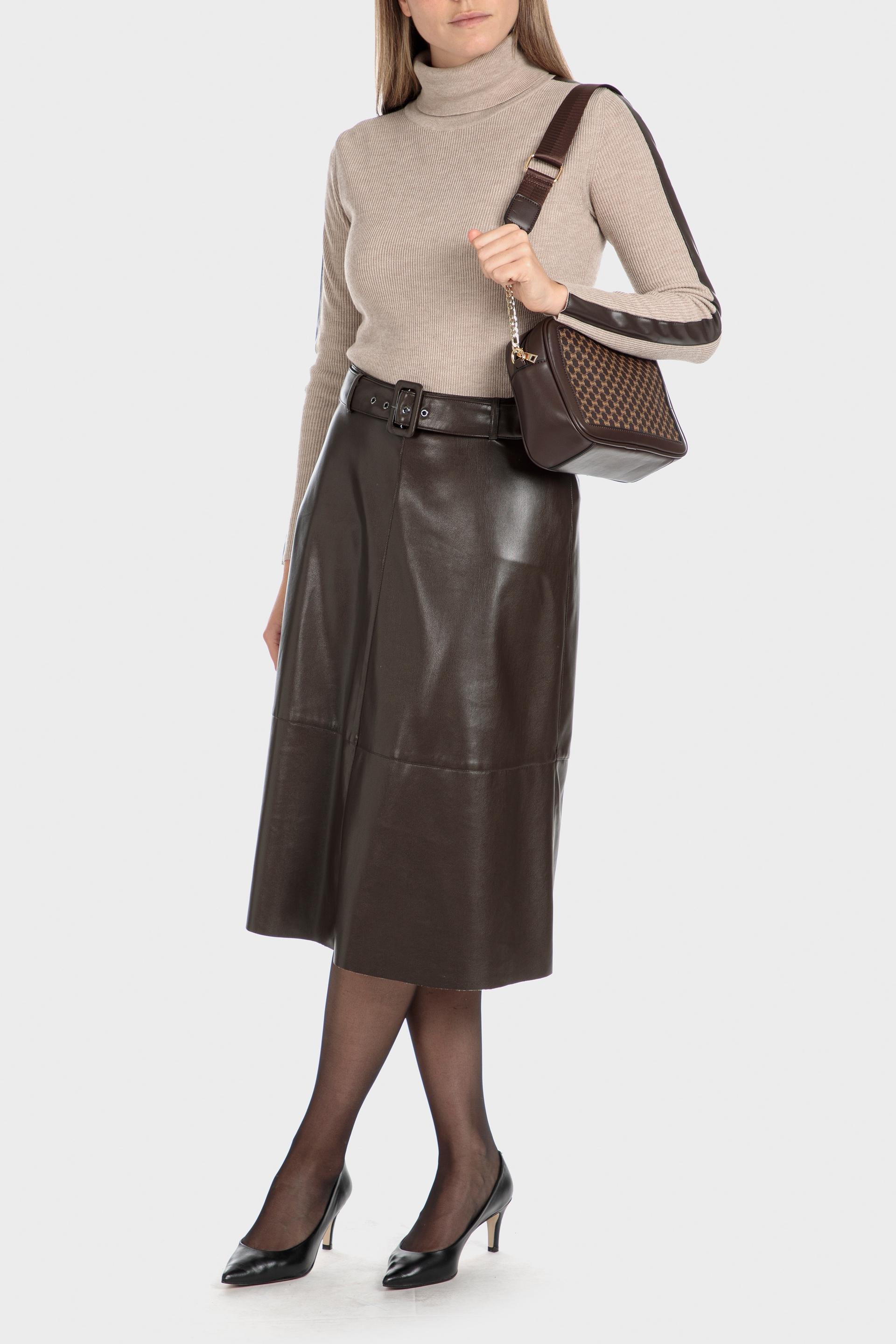 Brown Shoulder Bag, , large image number 1