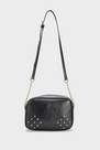 Punt Roma - Black Studded Crossbody Bag